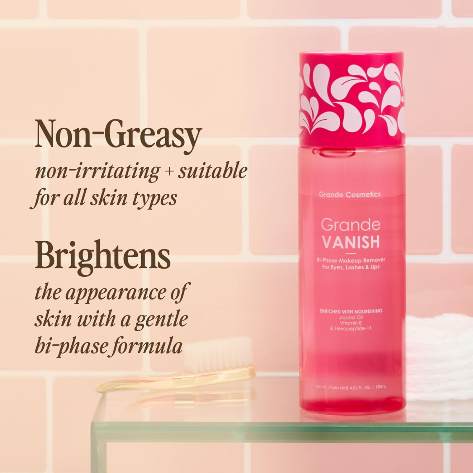 GrandeVANISH Bi Phase Eye Makeup Remover (Gentle bi-phase makeup remover)