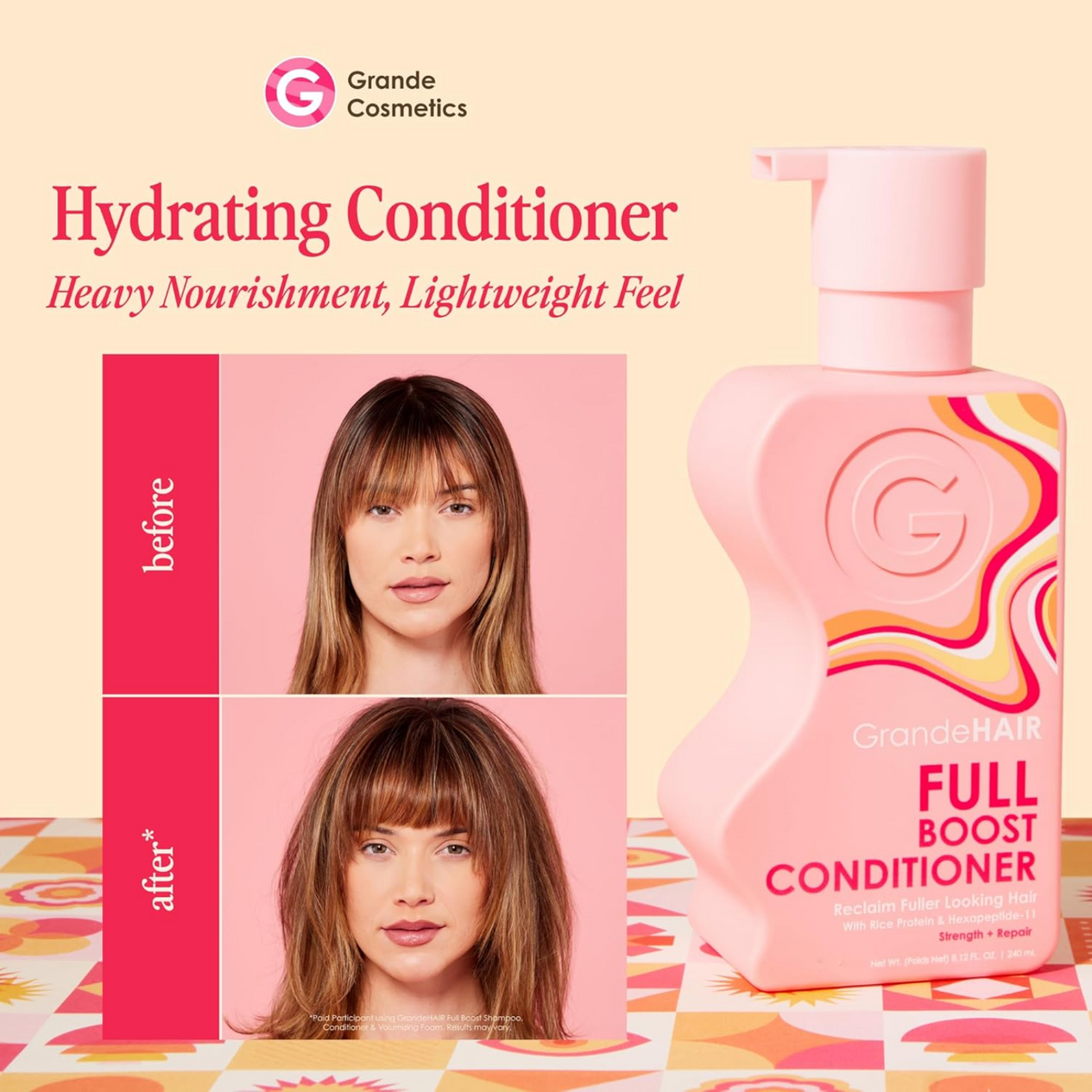 GrandeHair Full Boost Conditioner (Conditioner for damaged hair)