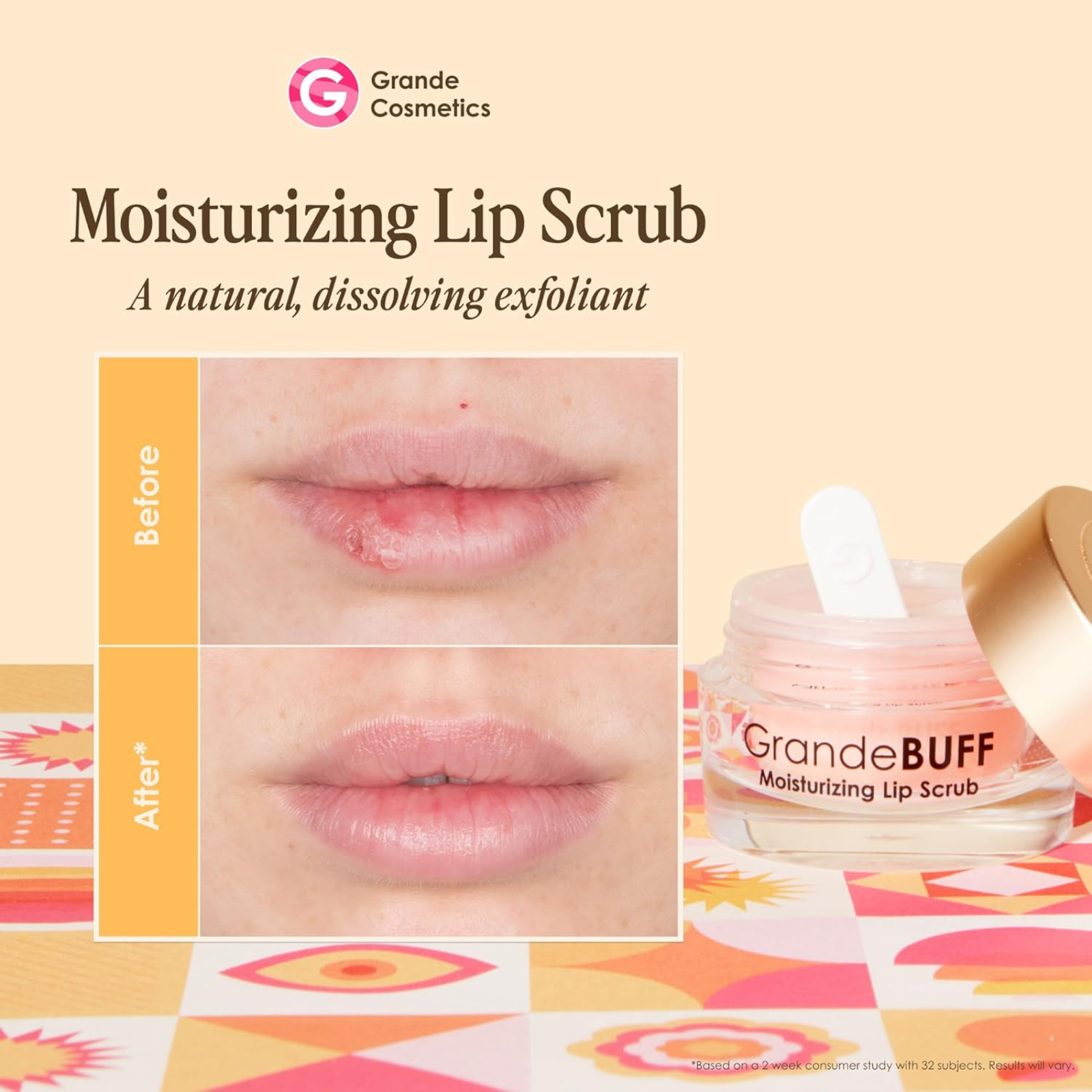 GrandeBuff Moisturizing Lip Scrub (Lip scrub)