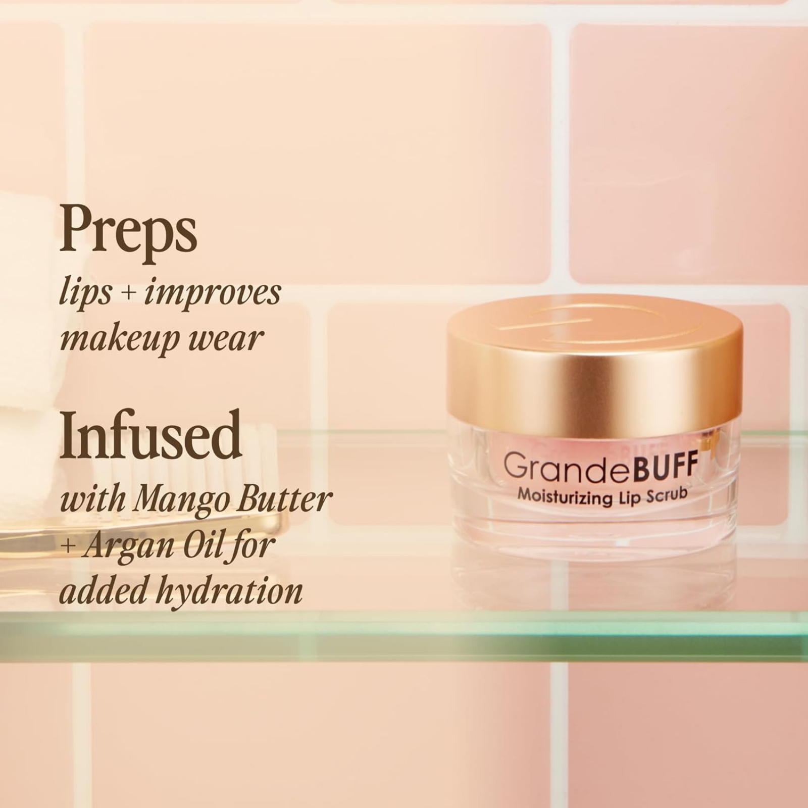 GrandeBuff Moisturizing Lip Scrub (Lip scrub)