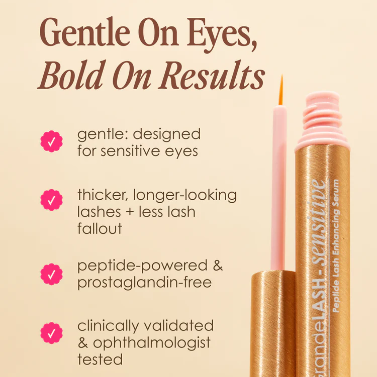 GrandeLash-Sensitive Peptide Lash Enhancing Serum (Lash serum for sensitive eyes)