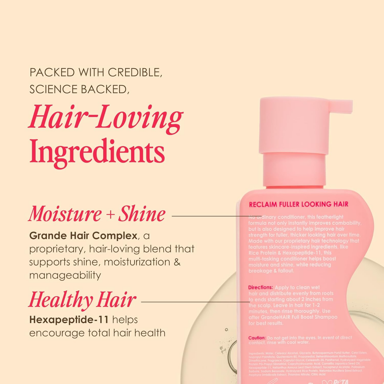GrandeHair Full Boost Conditioner (Conditioner for damaged hair)