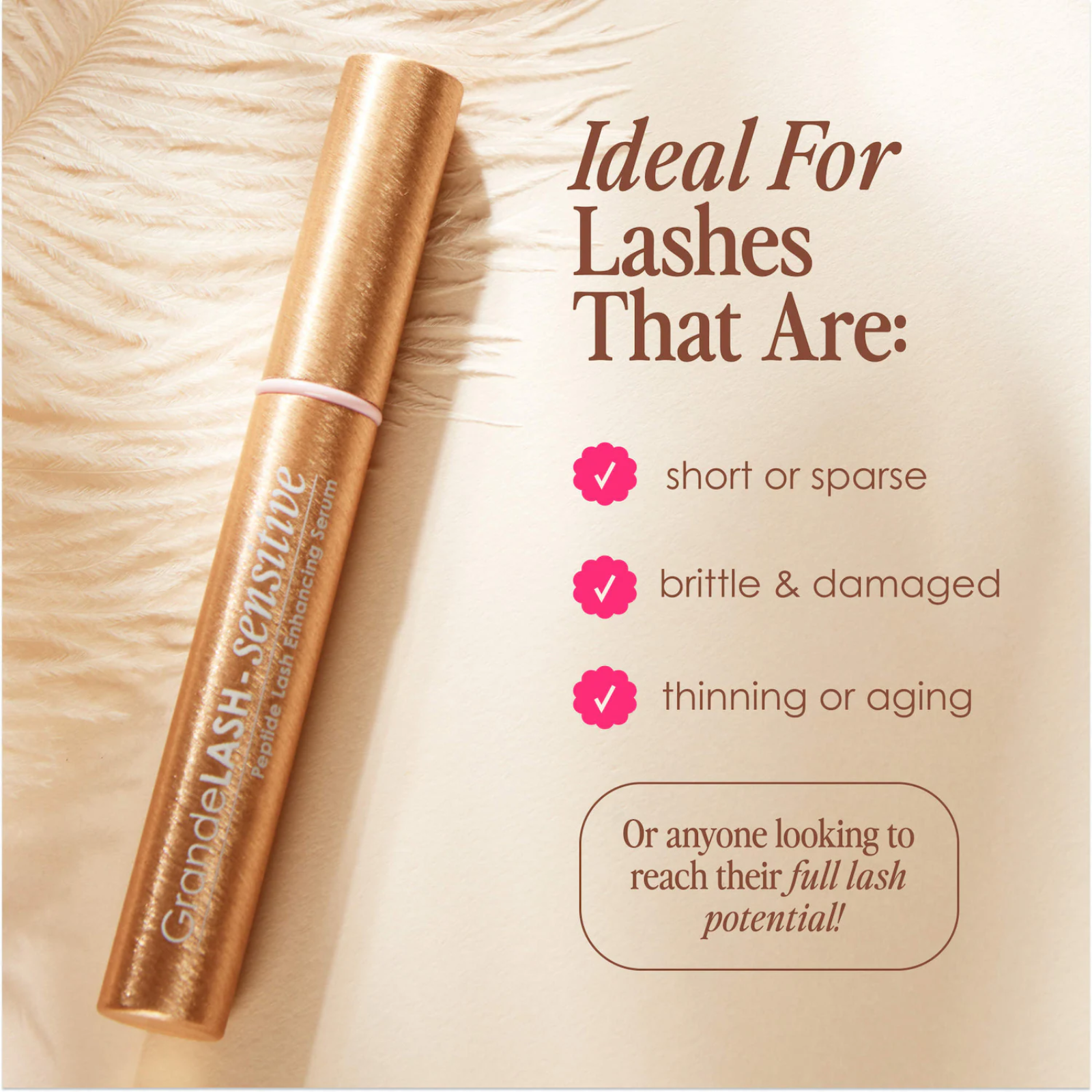 GrandeLash-Sensitive Peptide Lash Enhancing Serum (Lash serum for sensitive eyes)
