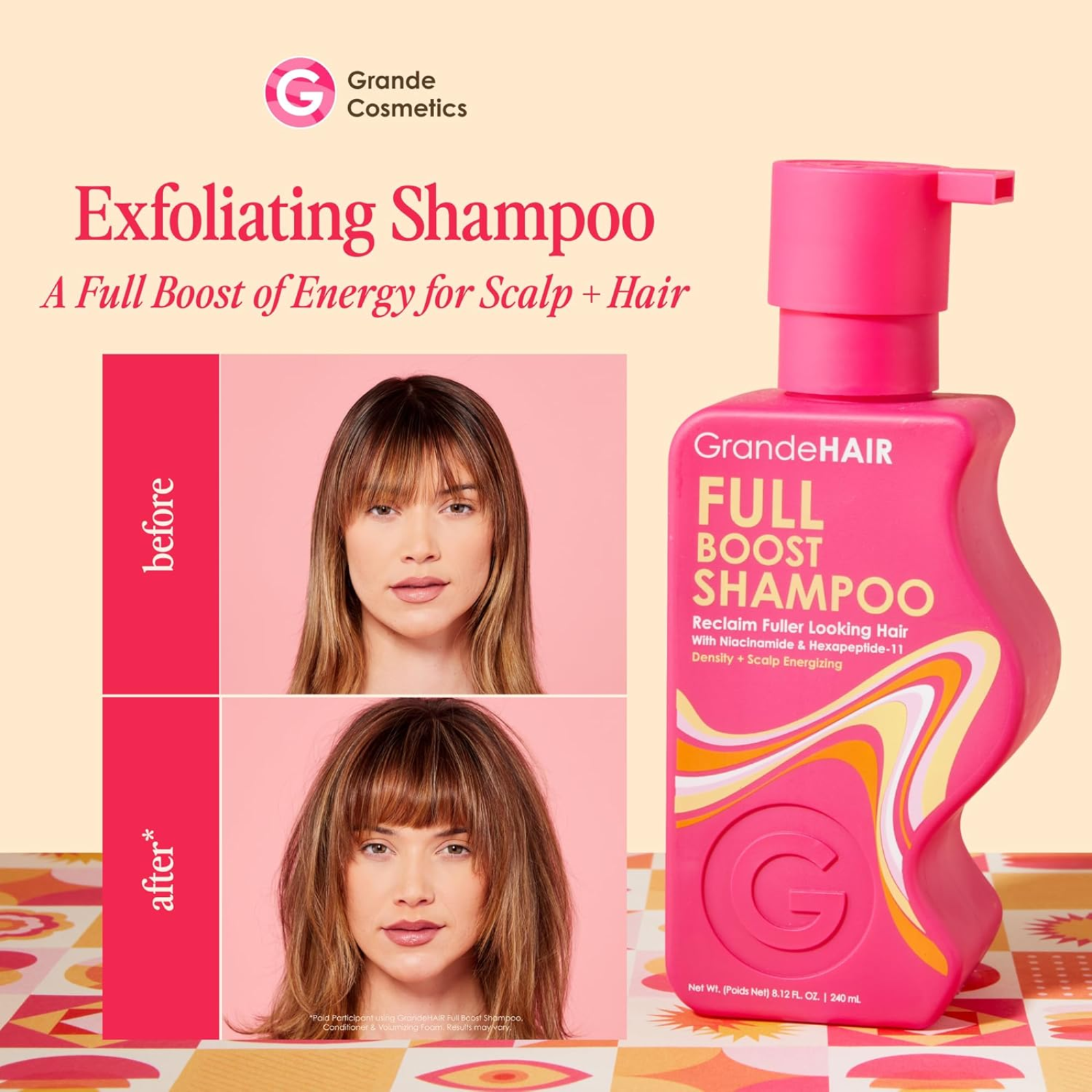 GrandeHair Full Boost Shampoo (Shampoo for damaged hair)