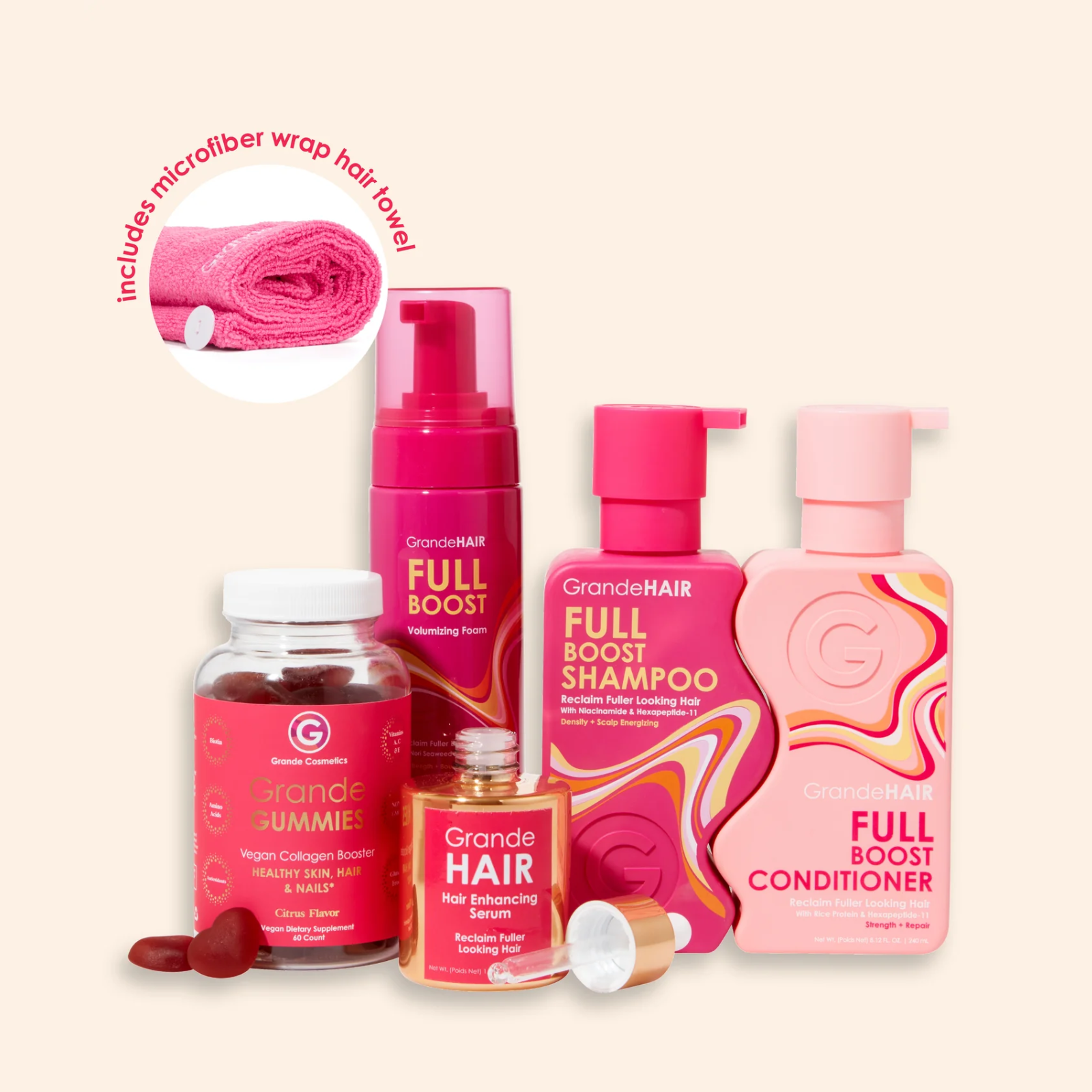 GrandeHair Full Boost Kit (5in1 hair care kit)