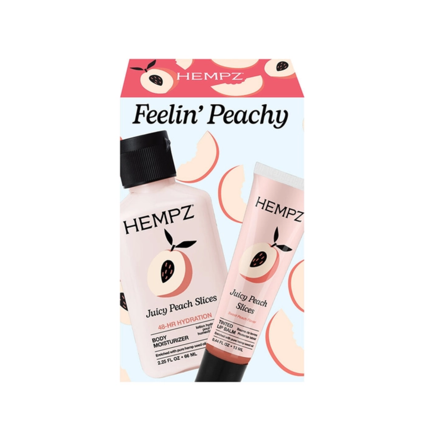 Hempz Feelin' Peachy Kit (2in1 body lotion + tinted lip balm)