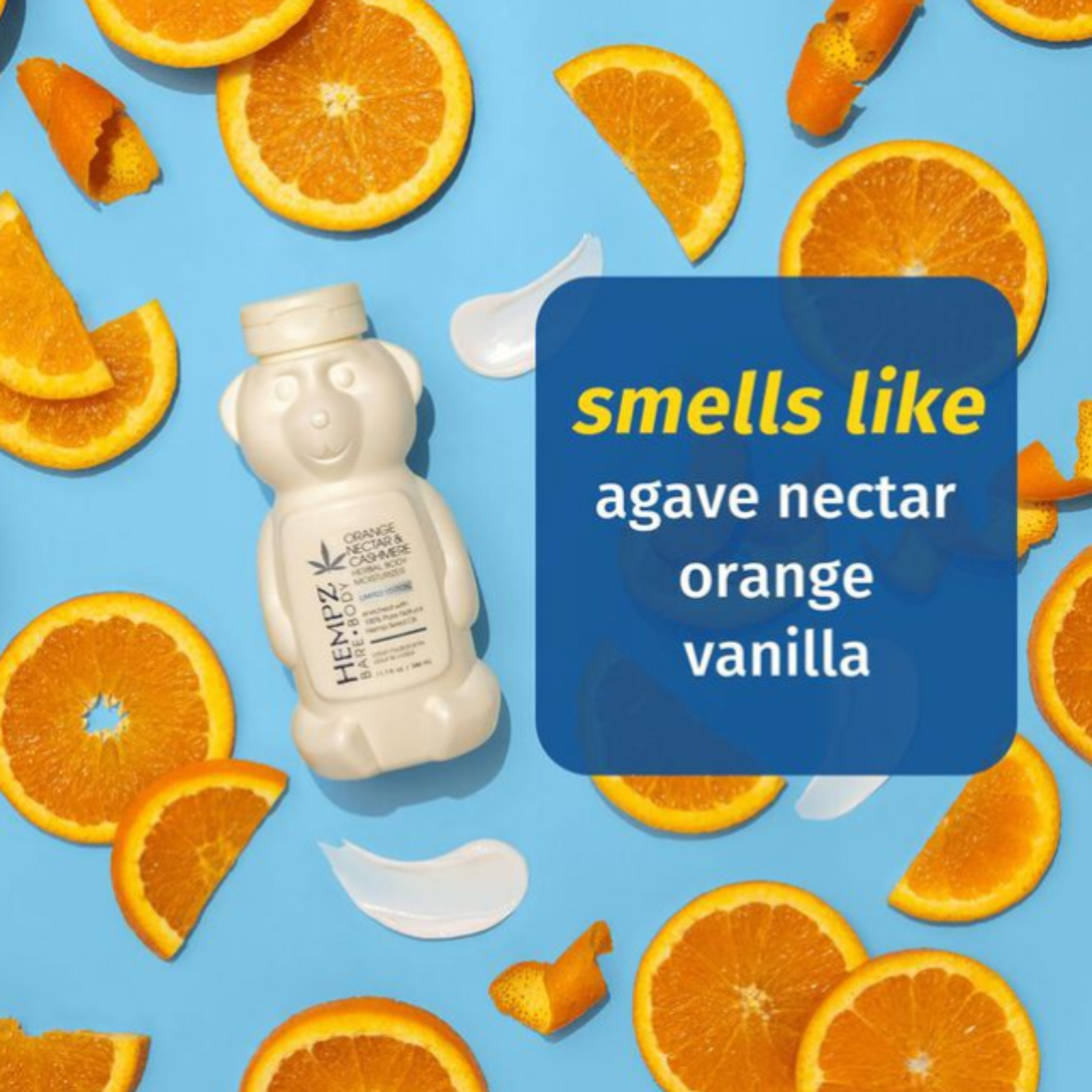 Hempz Bare Body Orange Nectar & Cashmere Herbal Body Moisturizer (Body lotion with shea butter)