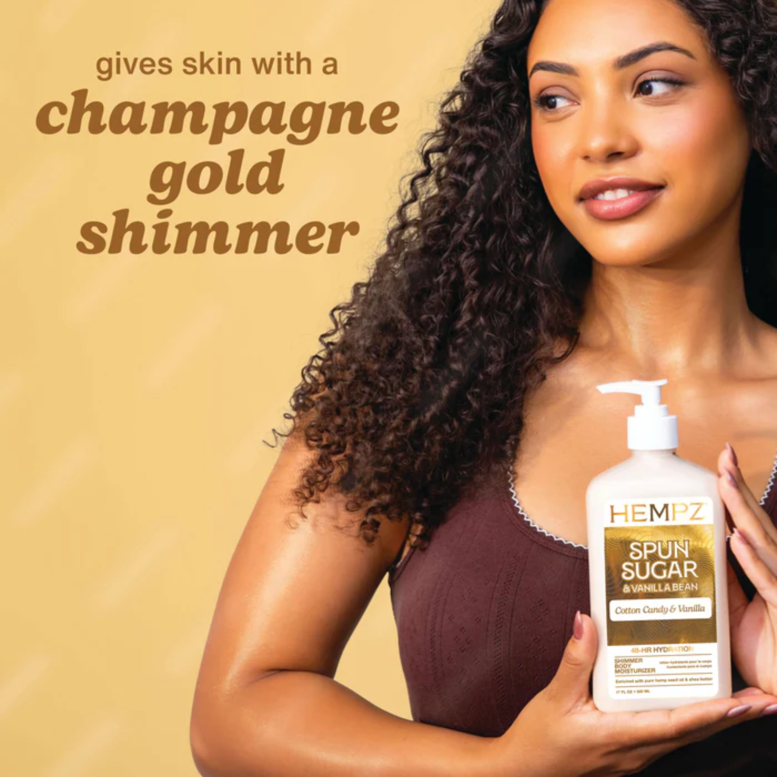 Hempz Spun Sugar & Vanilla Bean Body Moisturizer (Shimmer body moisturizer)