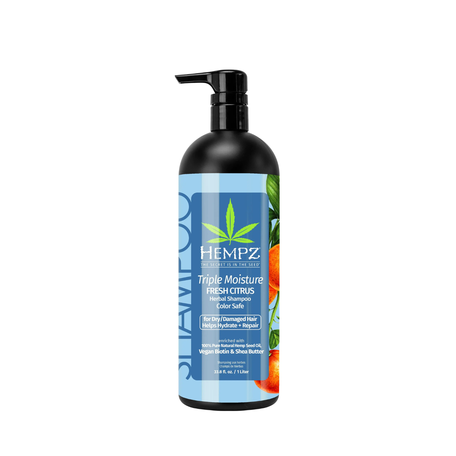 Hempz Triple Moisture Fresh Citrus Shampoo (Shampoo for dry hair
