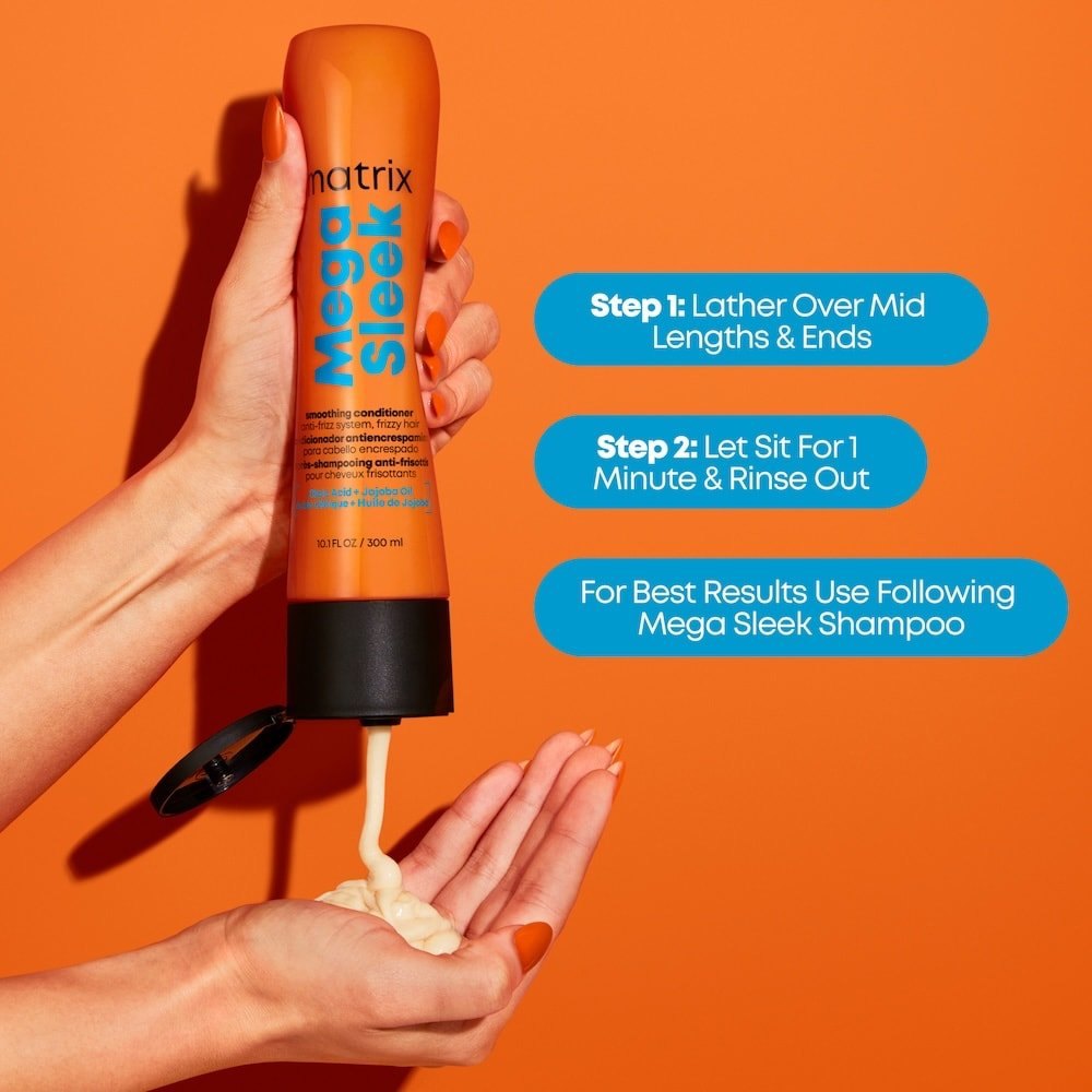 Matrix Mega Sleek Conditioner (Conditioner with with oleic acid and jojoba oil)