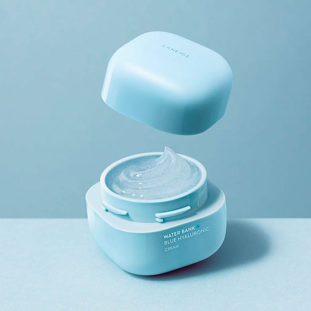Laneige Water Bank Hyaluronic Cream (Water Bank Blue Hyaluronic Cream Moisturizer for Moisture Barrier Repair)