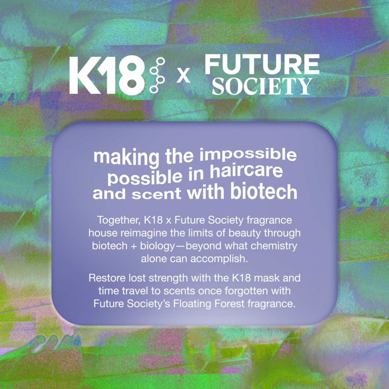K18 Biomimetic HairScience Future Society Leave-In molecular repair hair mask (Limited edition repair hair mask)