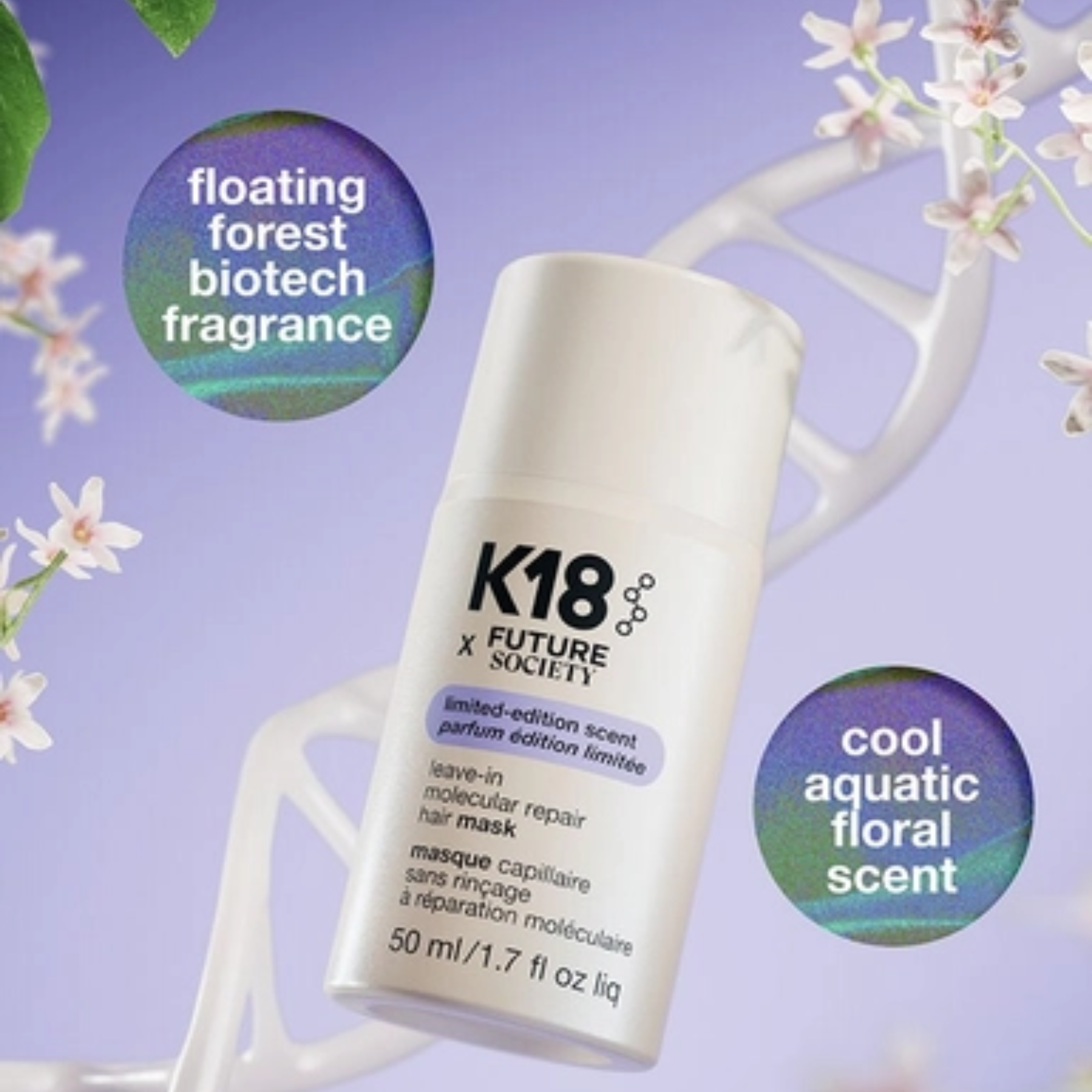K18 Biomimetic HairScience Future Society Leave-In molecular repair hair mask (Limited edition repair hair mask)