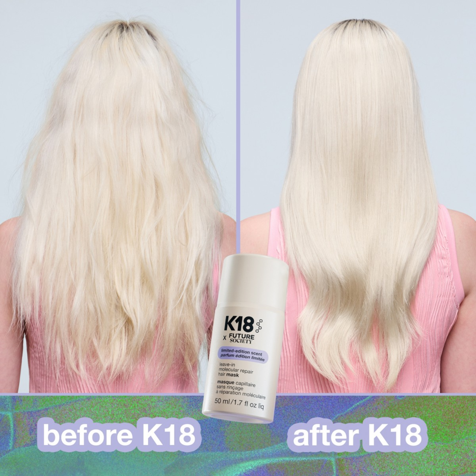 K18 Biomimetic HairScience Future Society Leave-In molecular repair hair mask (Limited edition repair hair mask)