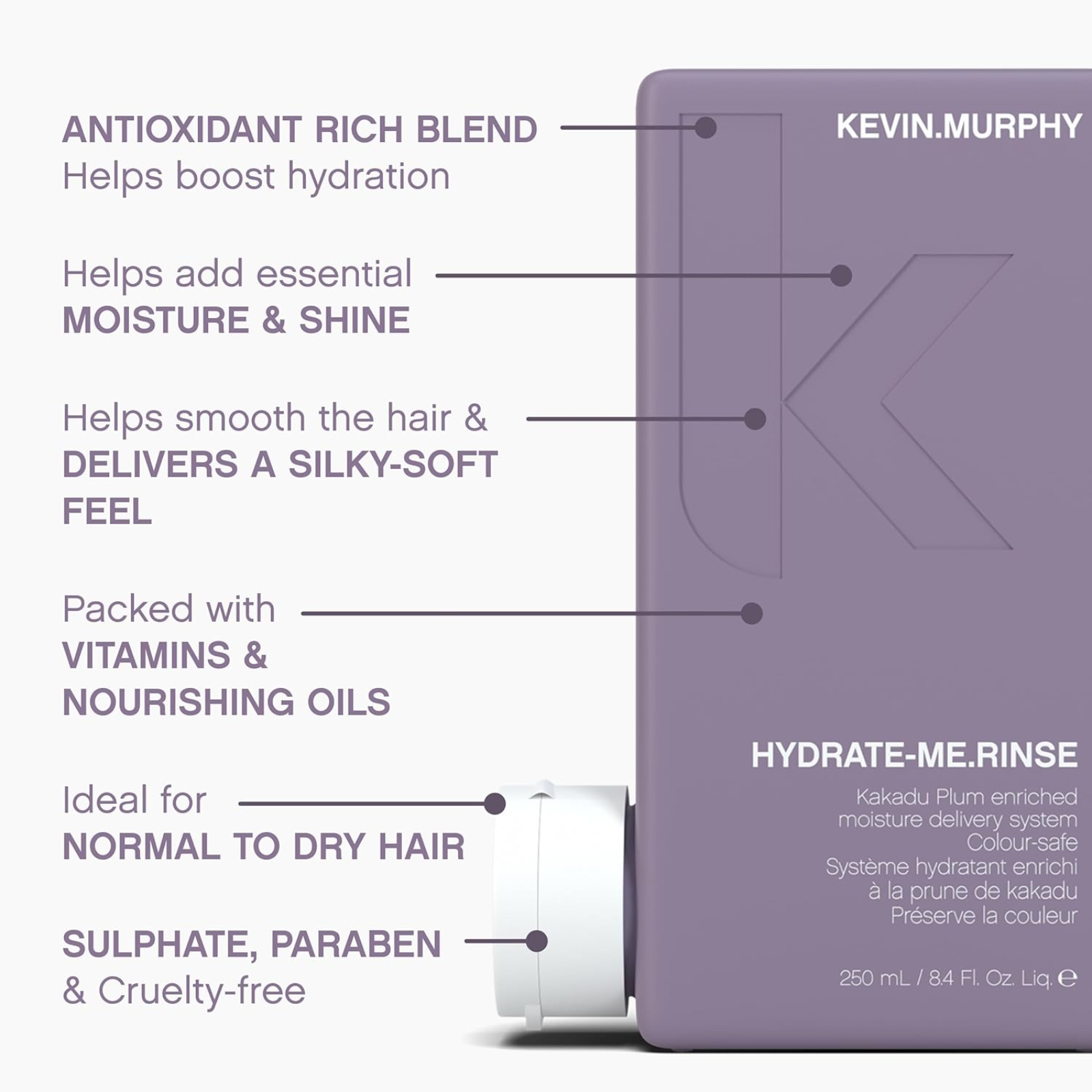 KEVIN.MURPHY HYDRATE.ME.RINSE (Moisturising and smoothing conditioner)