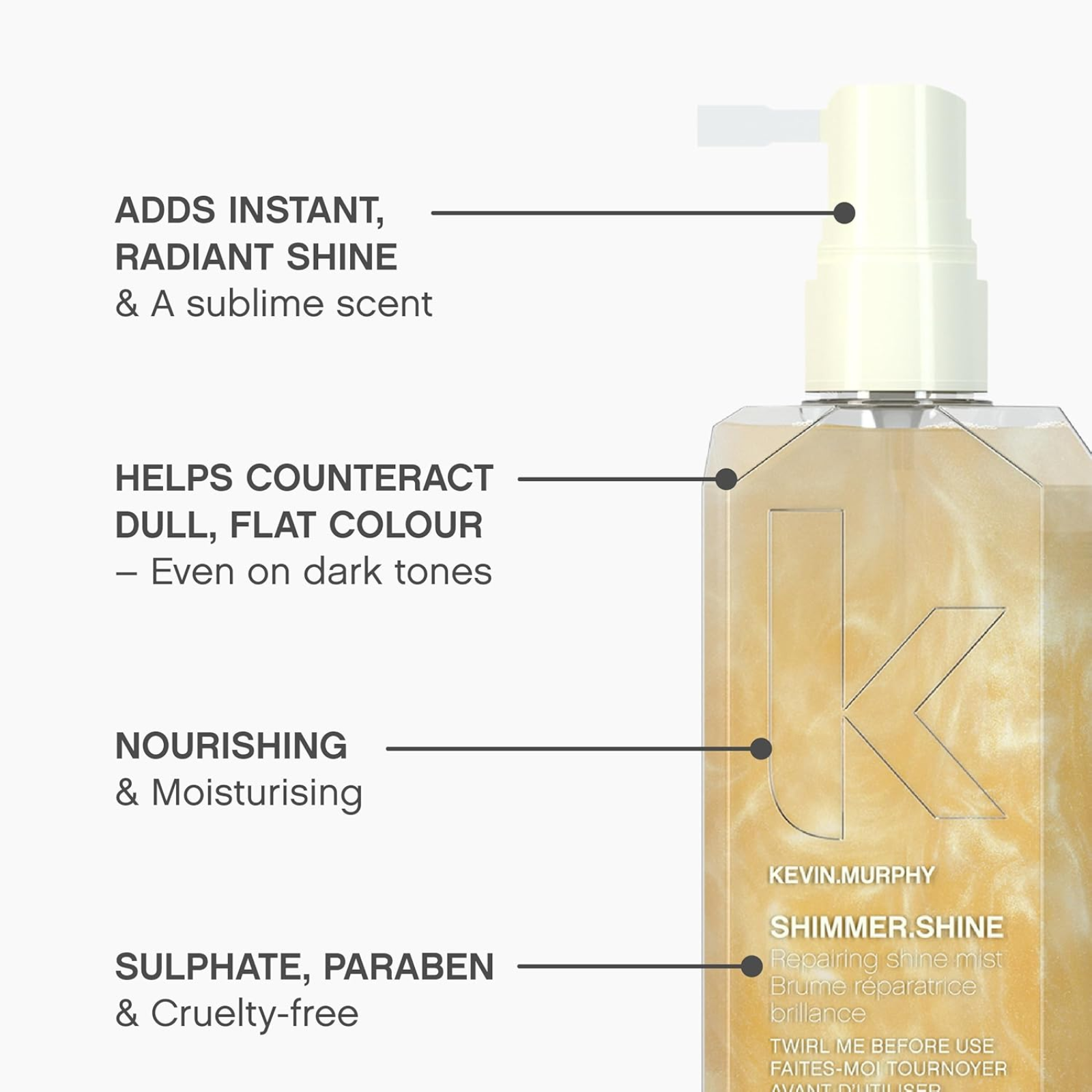 KEVIN.MURPHY SHIMMER.SHINE (Repairing shine mist)