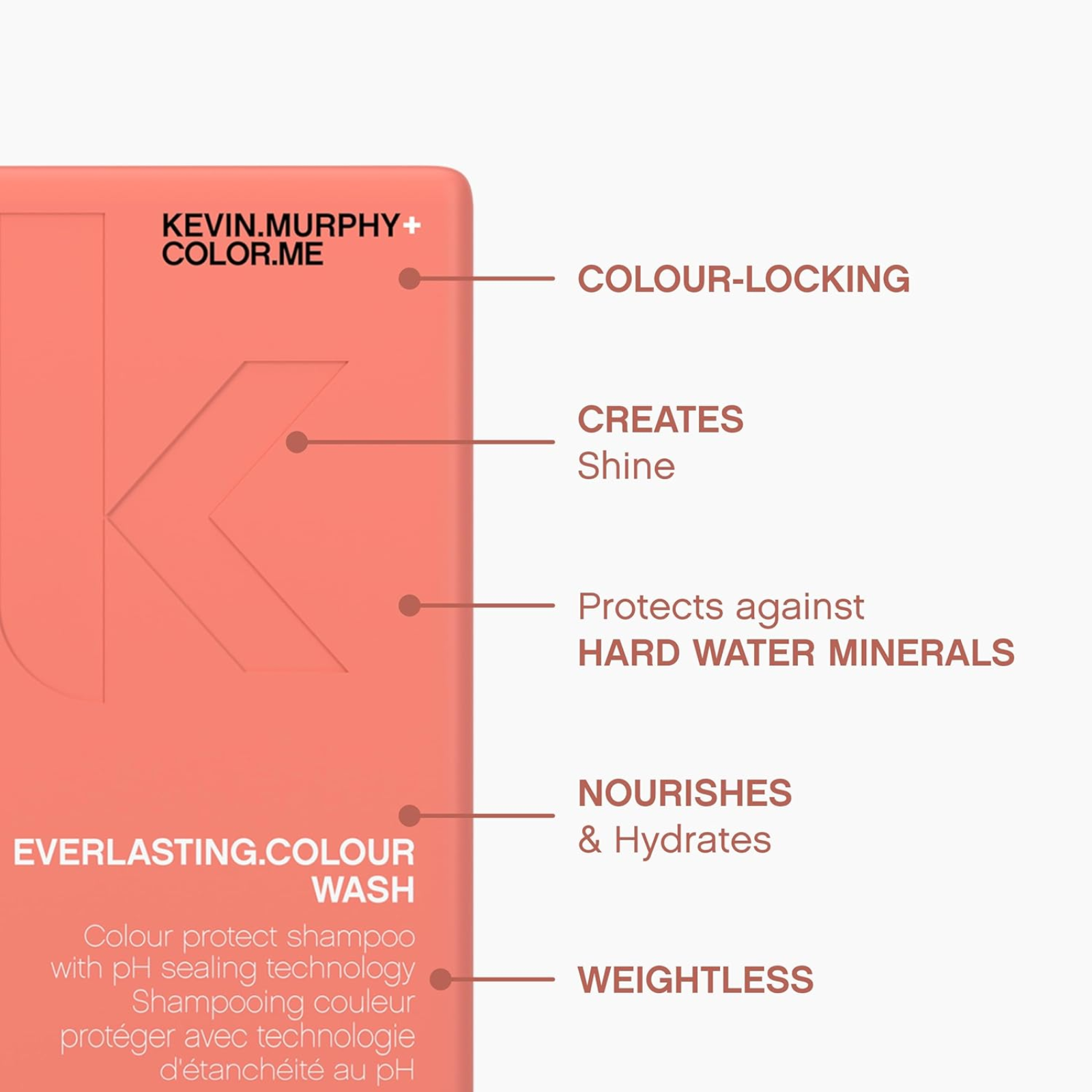 KEVIN.MURPHY EVERLASTING.COLOUR WASH (Colour protect shampoo)