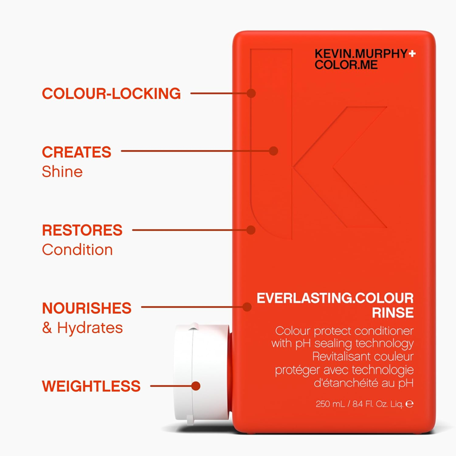 KEVIN.MURPHY EVERLASTING.COLOUR RINSE (Colour protect conditioner with ph sealing technology)