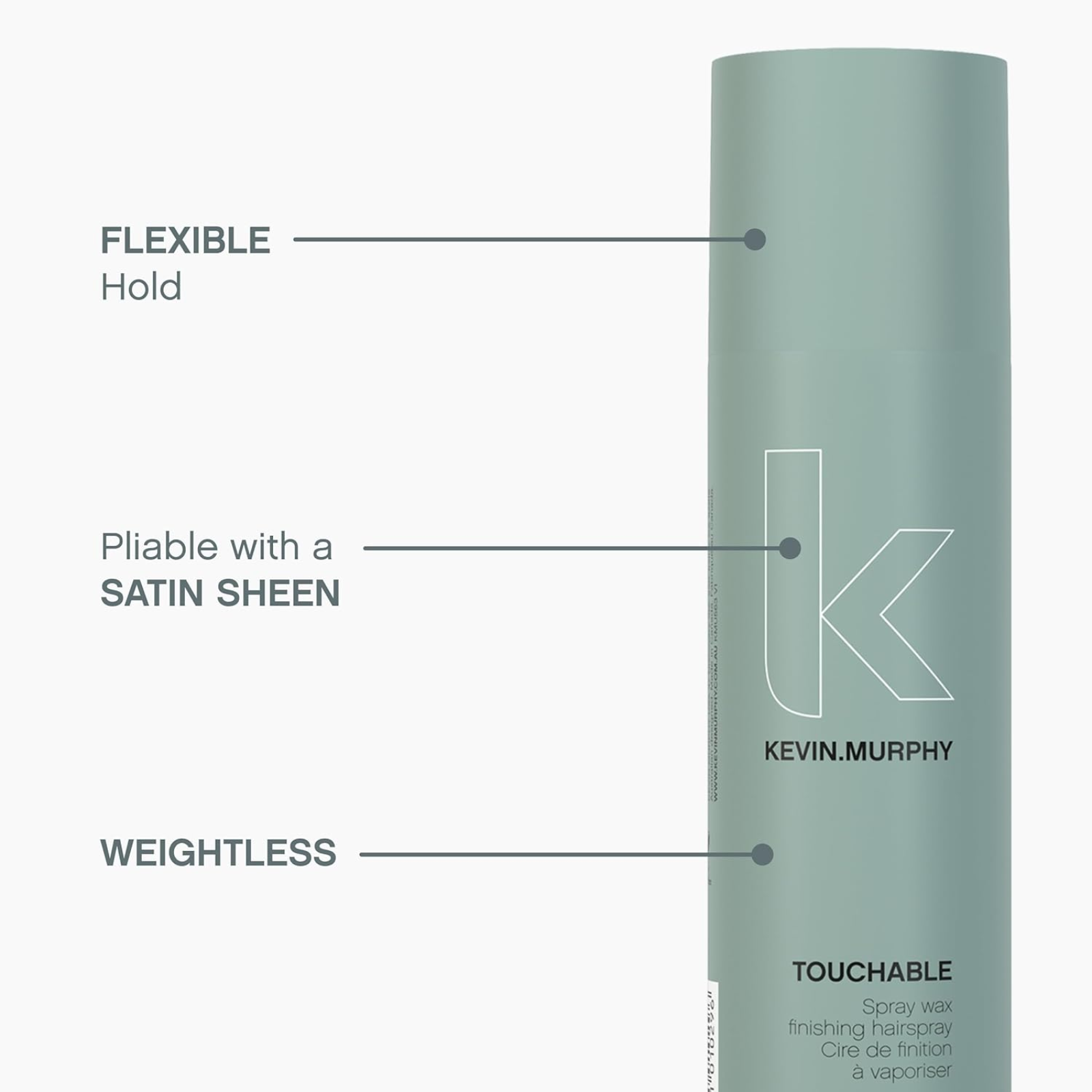 KEVIN.MURPHY TOUCHABLE (Spray wax finishing hairspray)