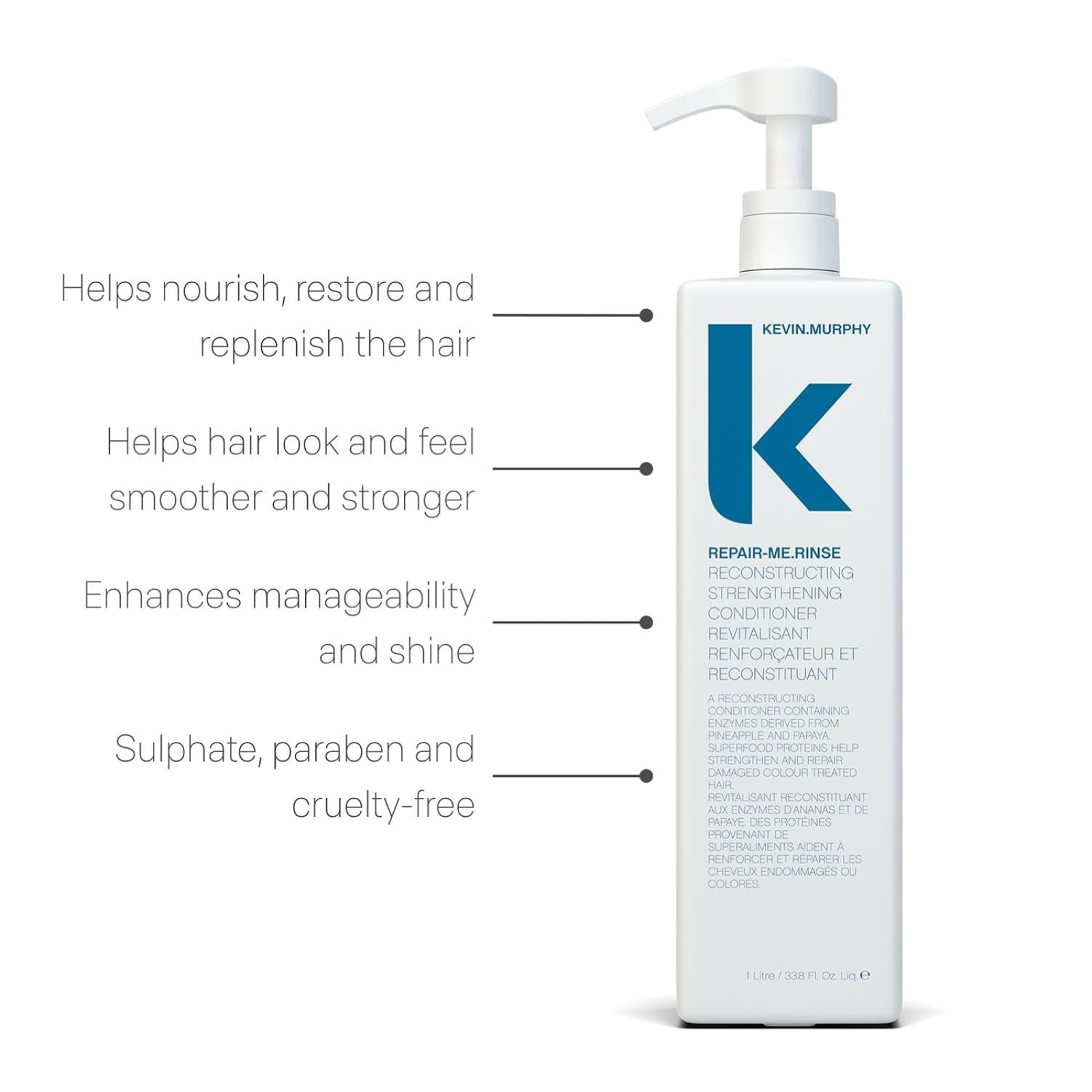 KEVIN.MURPHY REPAIR-ME.RINSE (Strengthening conditioner for dry hair)
