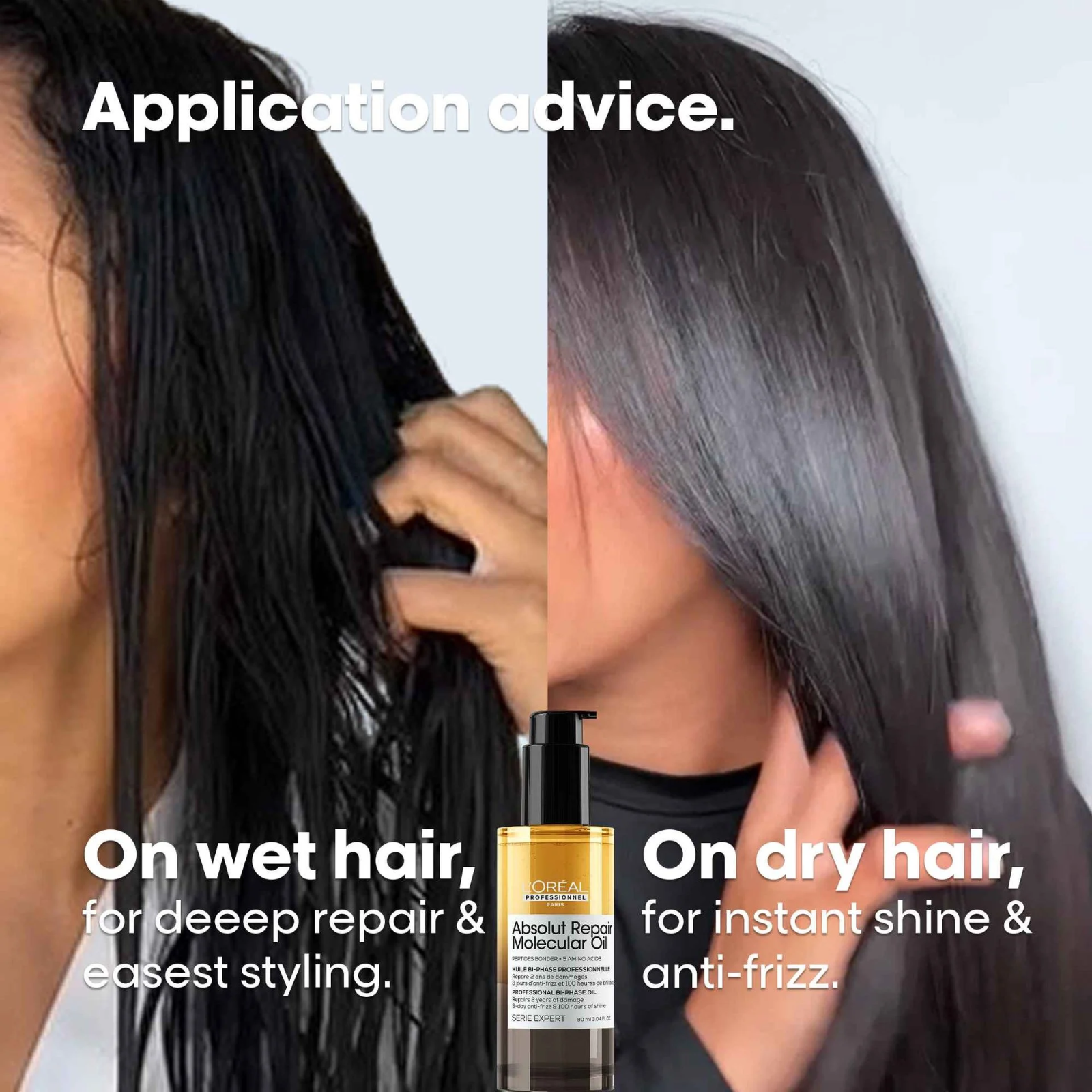 L'Oréal Professionnel Absolut Repair Molecular Bi-Phase Oil (Oil for shine and frizz control)