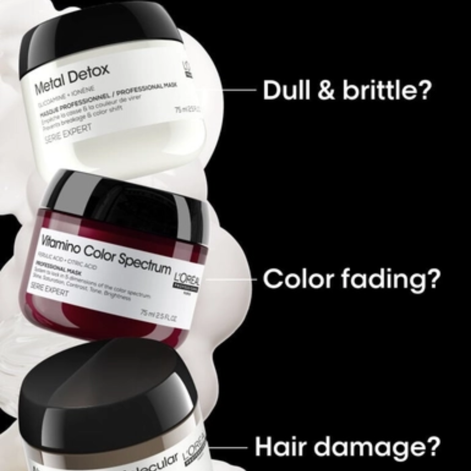 L'Oréal Professionnel Ultimate Mini Hair Mask Set (Ultimate repair and color-protecting system)