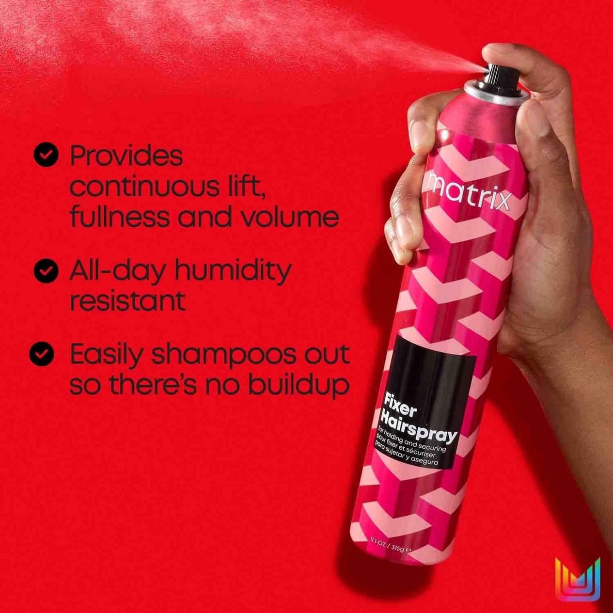 Matrix Fixer Hairspray (Strong-hold, finishing spray)