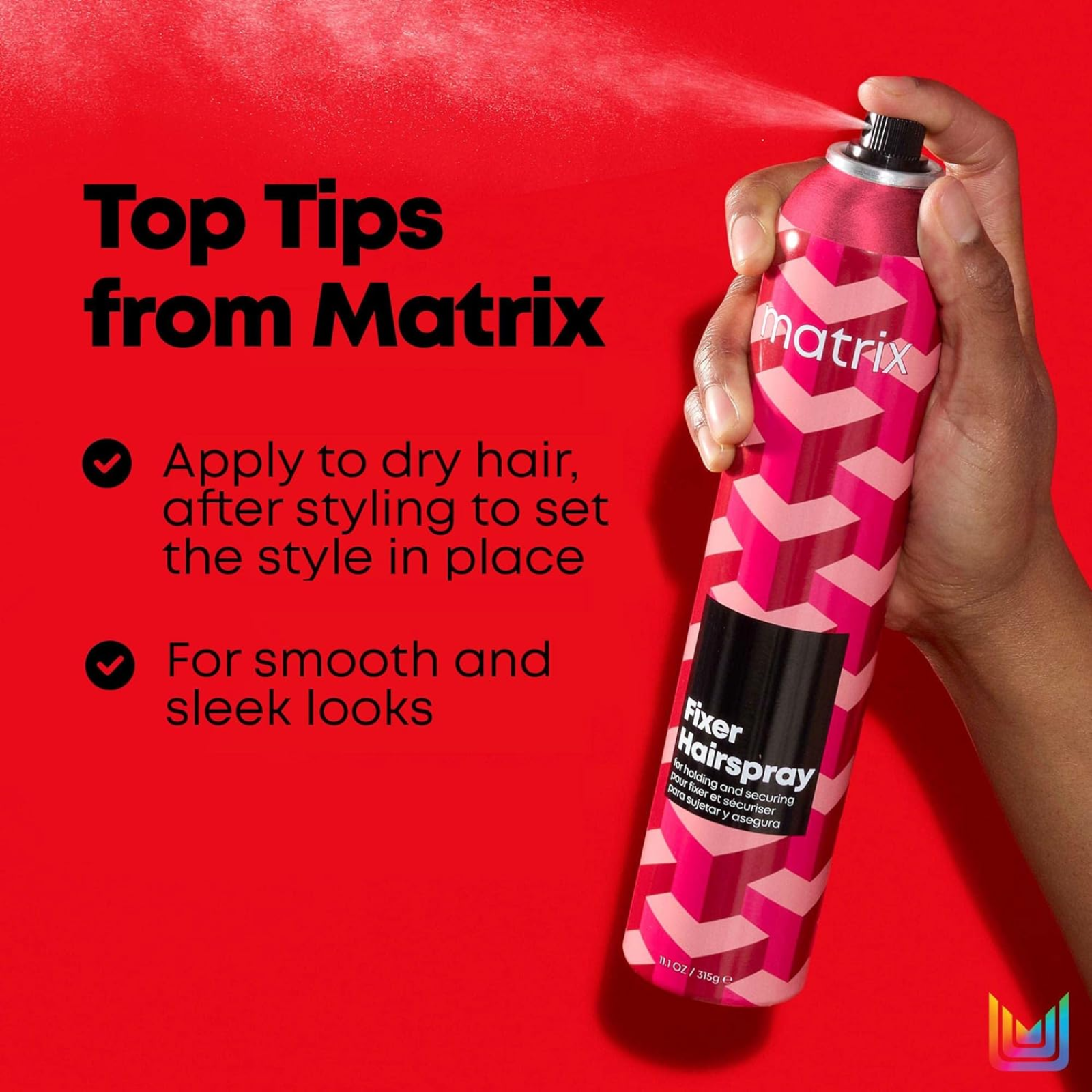 Matrix Fixer Hairspray (Strong-hold, finishing spray)