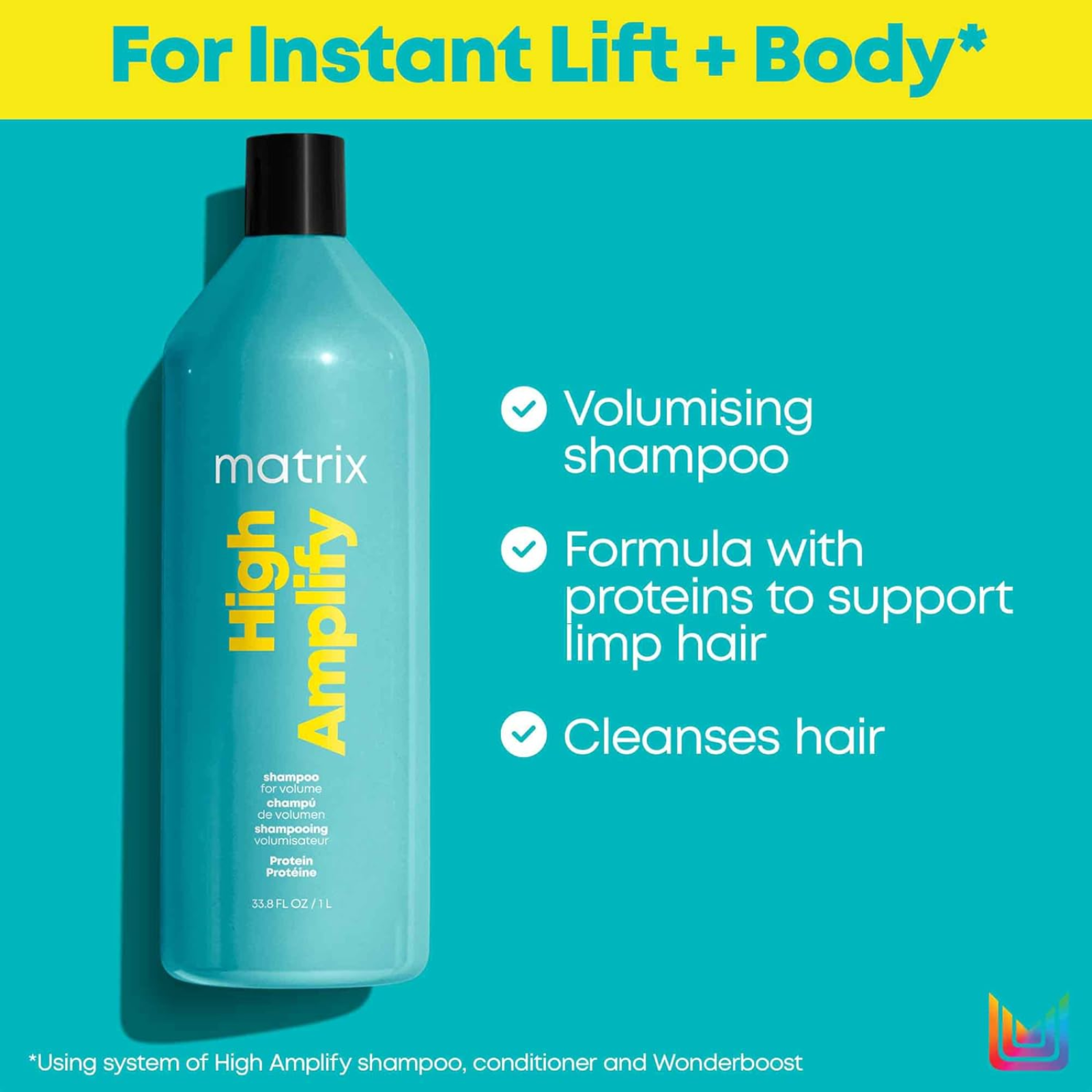 Matrix High Amplify Volume Shampoo (Volumizing shampoo)