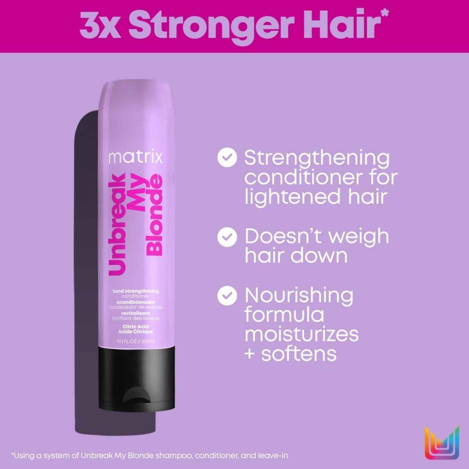 Matrix Unbreak My Blonde Conditioner (Bond strengthening conditioner)