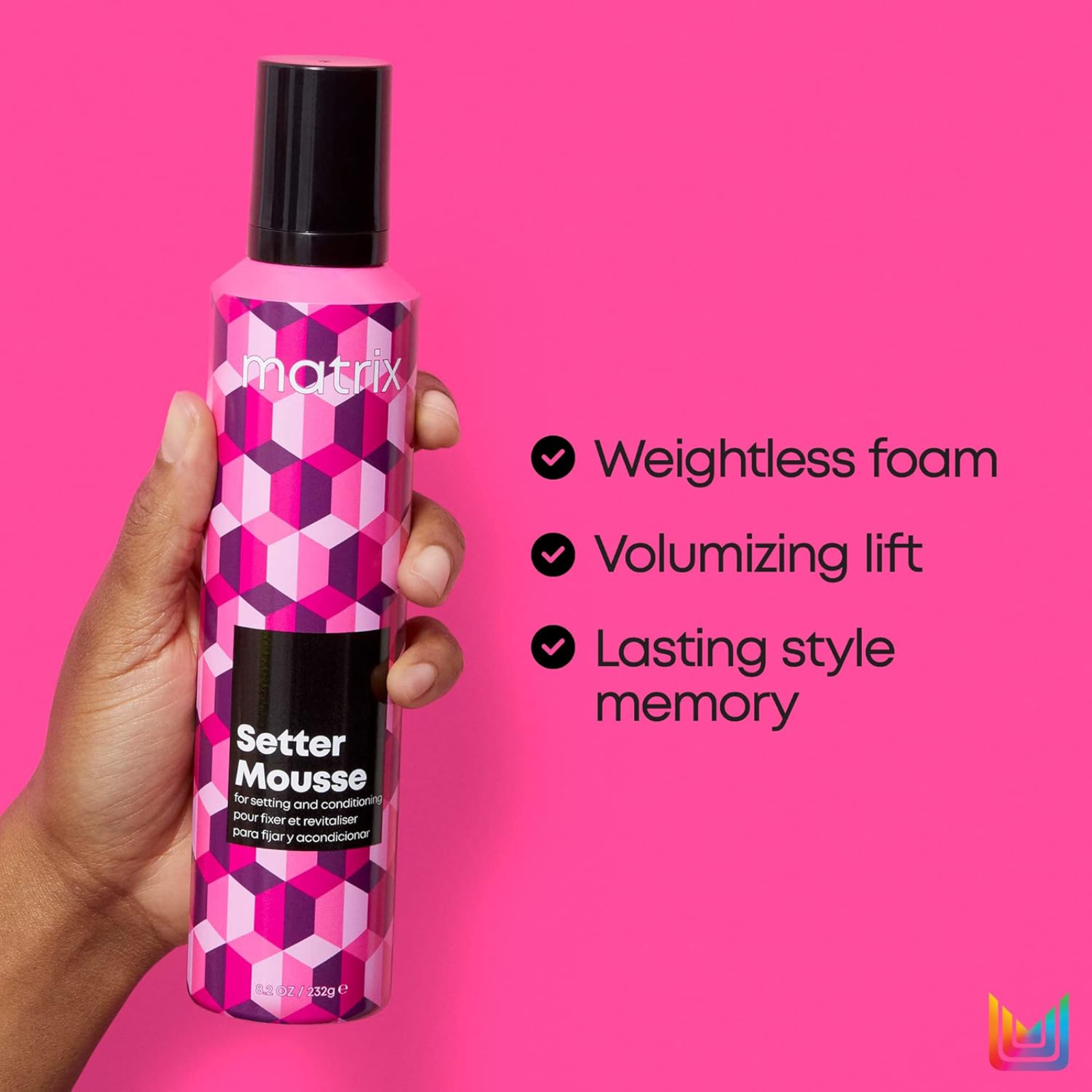 Matrix Setter Mousse (Lightweight styling foam)