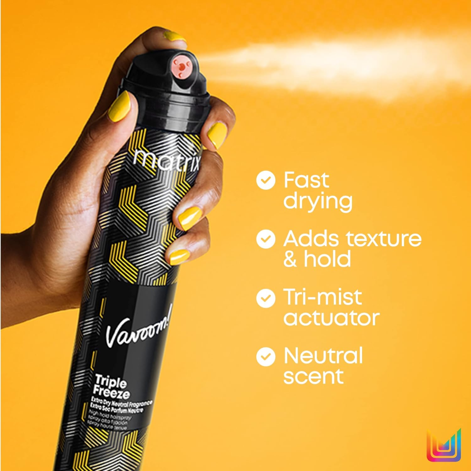 Matrix Vavoom Triple Freeze Extra Dry Hairspray (Neutral fragrance hairspray)