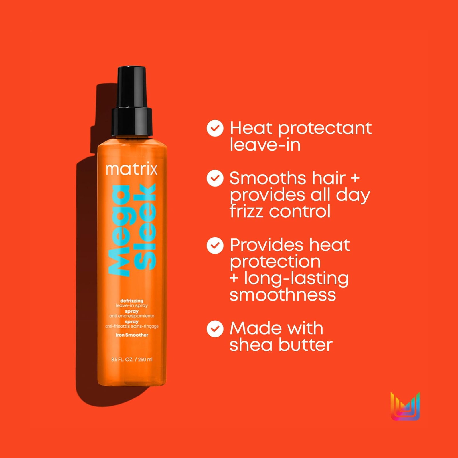 Matrix Mega Sleek Iron Smoother (Thermal protection spray)