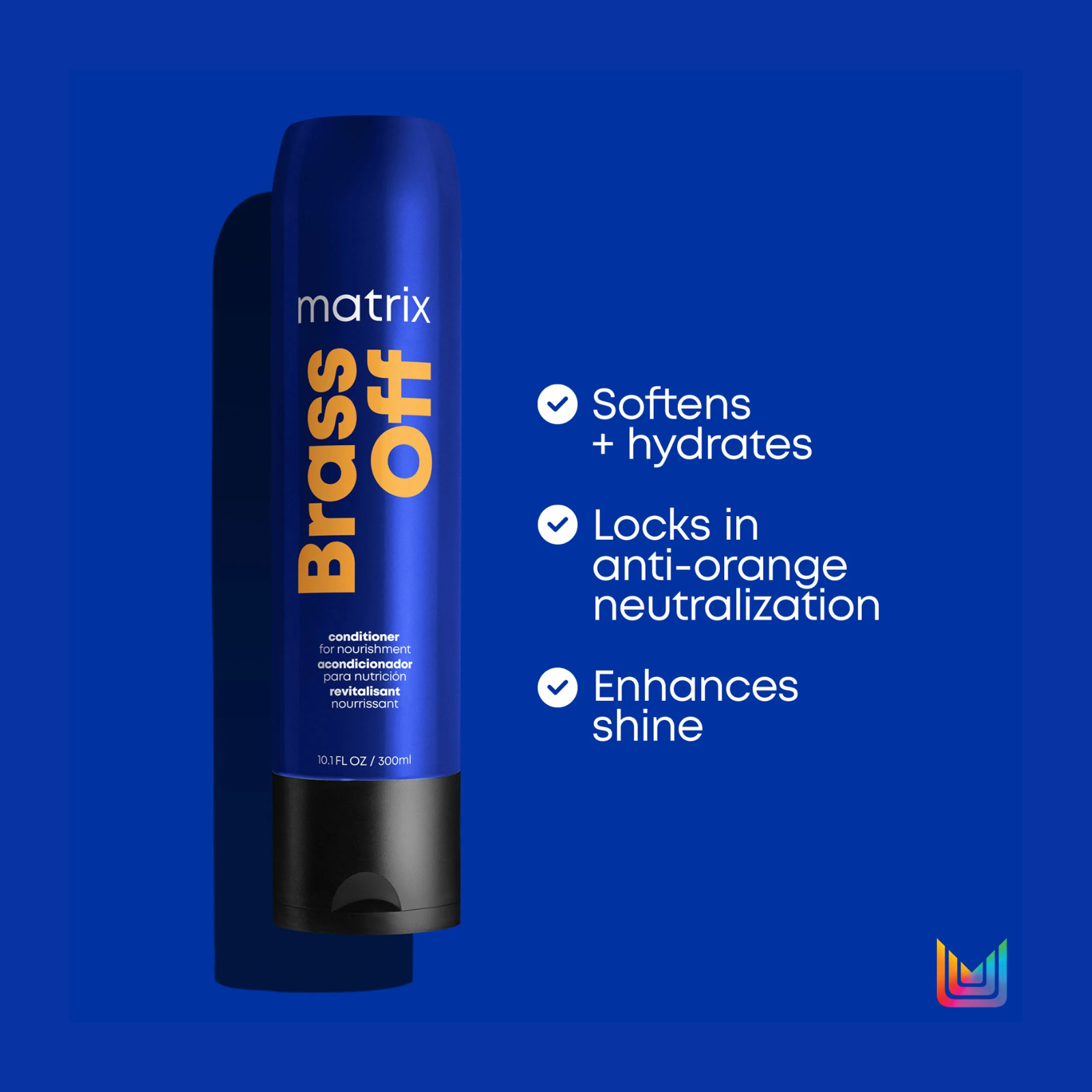 Matrix Brass Off Blue Pigmented Toning Conditioner (Toning conditioner)