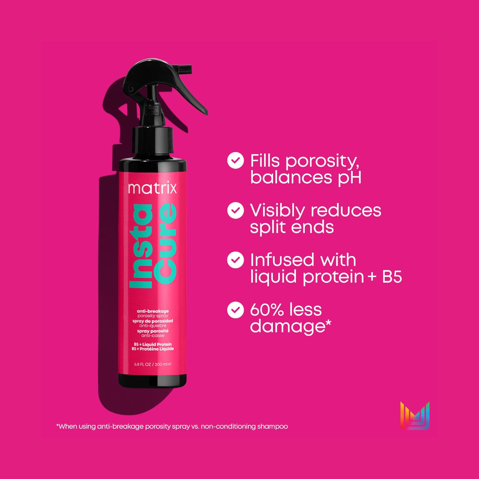 Matrix Instacure Anti-Breakage Porosity Spray (Hair spray with liquid proteins)