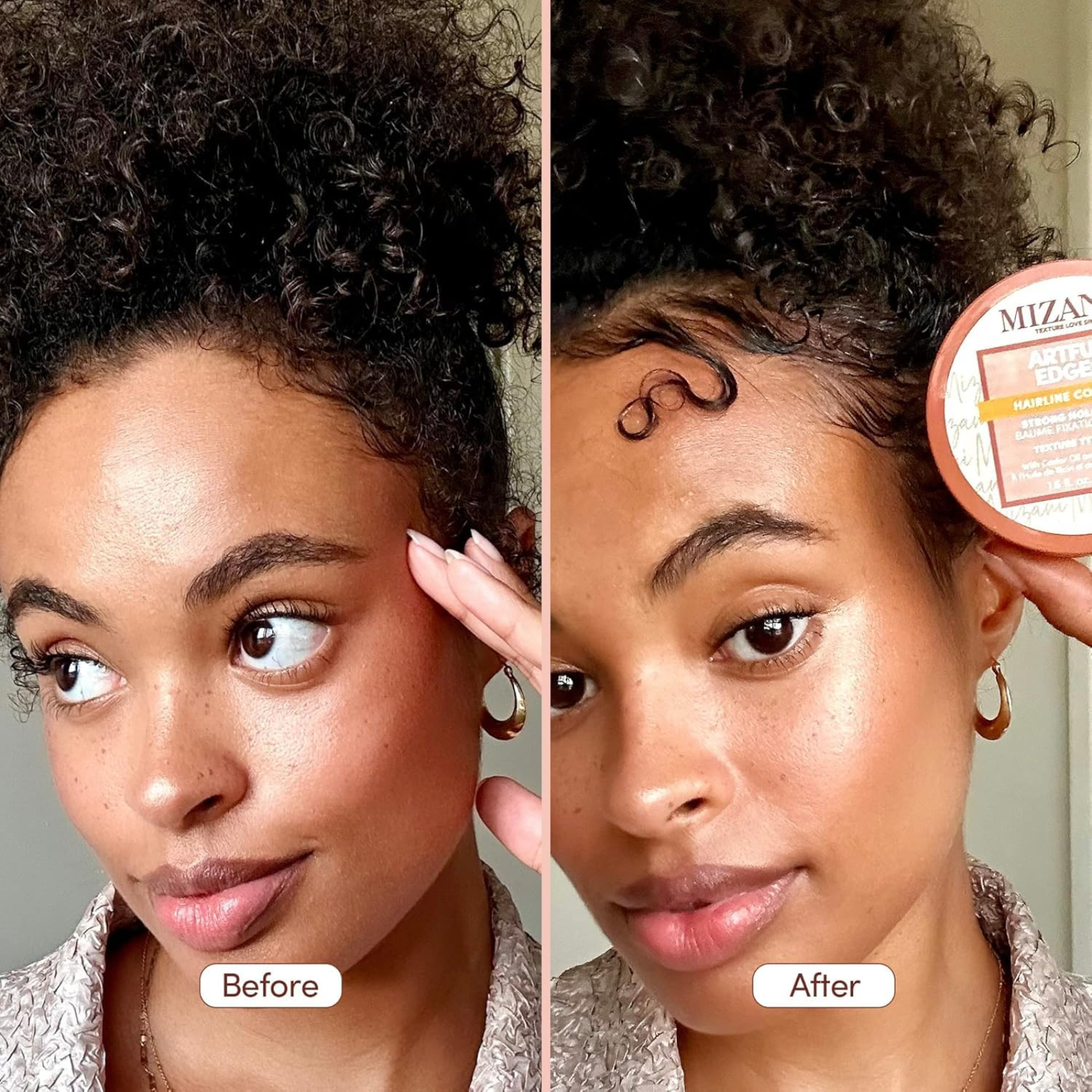 Mizani Artful Edges Hairline Control Edge Taming Gel (Strong hold balm)