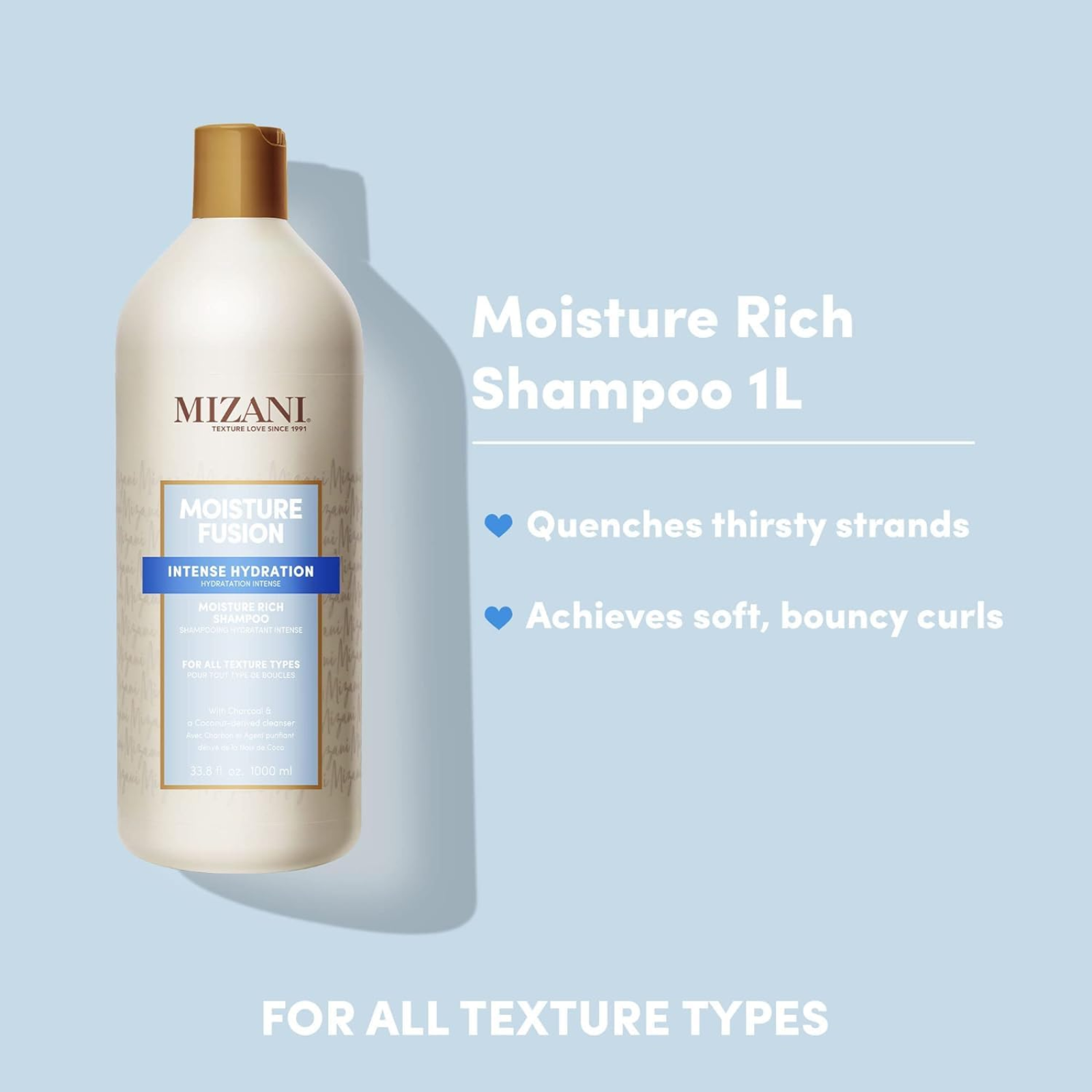 Mizani Moisture Fusion Moisture Rich Shampoo (Intense hydrating shampoo)