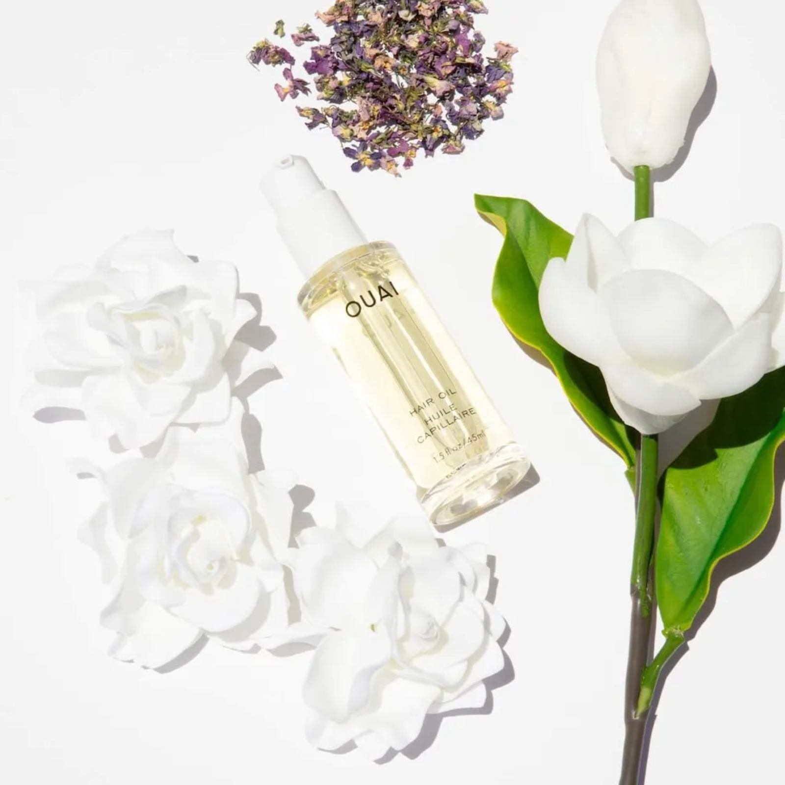 OUAI Hair Oil (Heat protectant oil for frizz control)