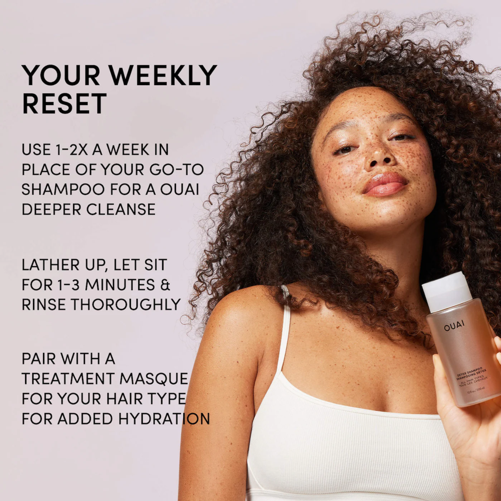 OUAI Detox Shampoo (Сlarifying shampoo)