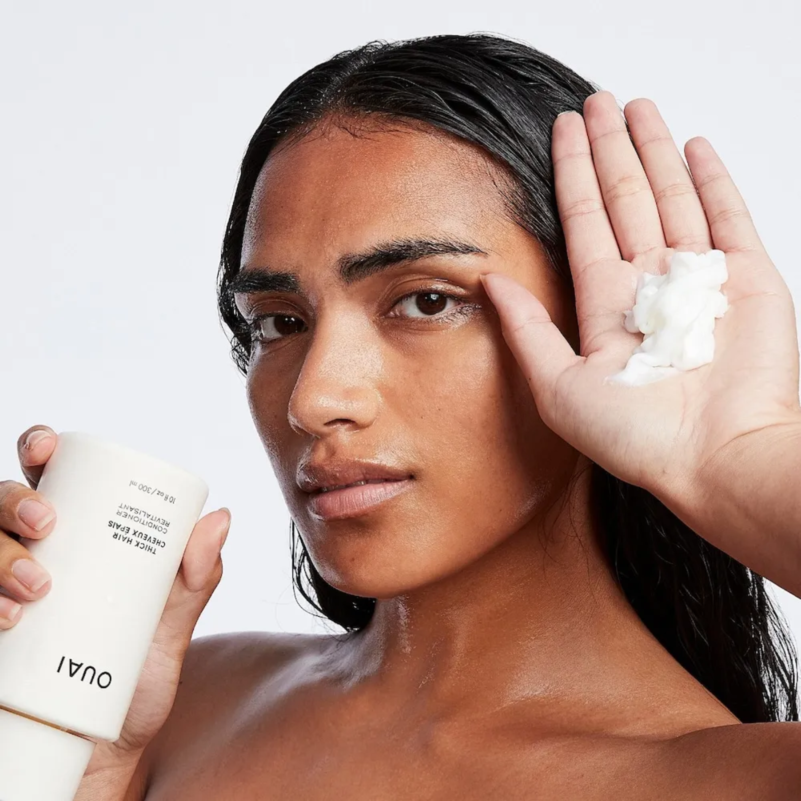 OUAI Thick Hair Conditioner (Deeply moisturizing color-safe conditioner)