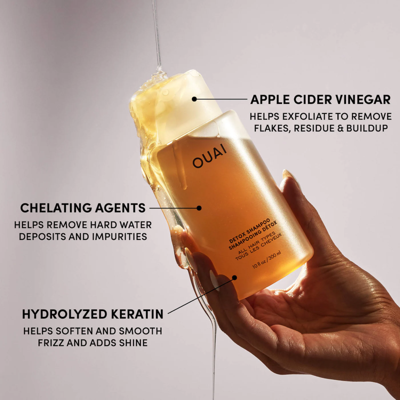 OUAI Detox Shampoo (Сlarifying shampoo)