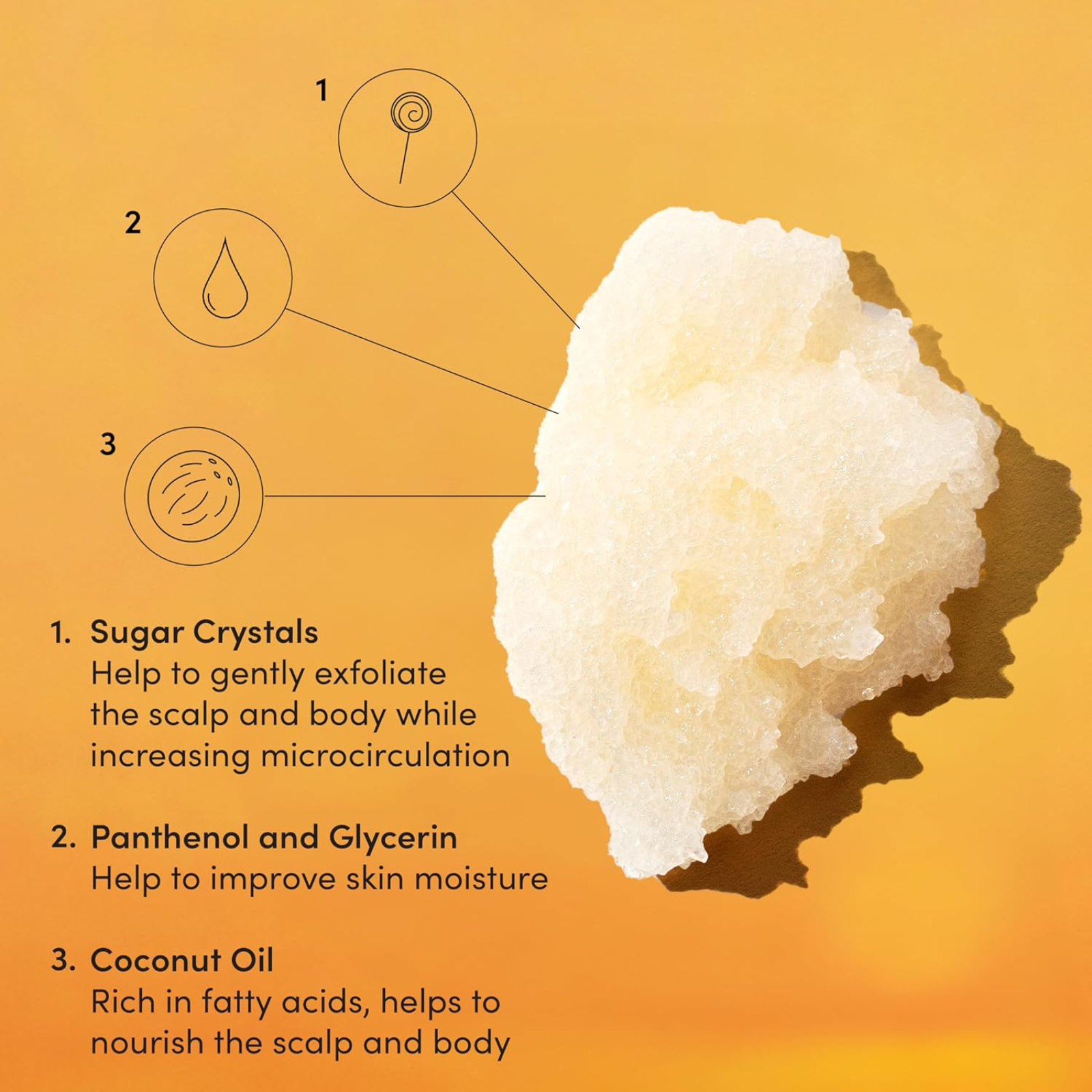 OUAI St. Barts Scalp And Body Scrub (Dual-action sugar scrub)