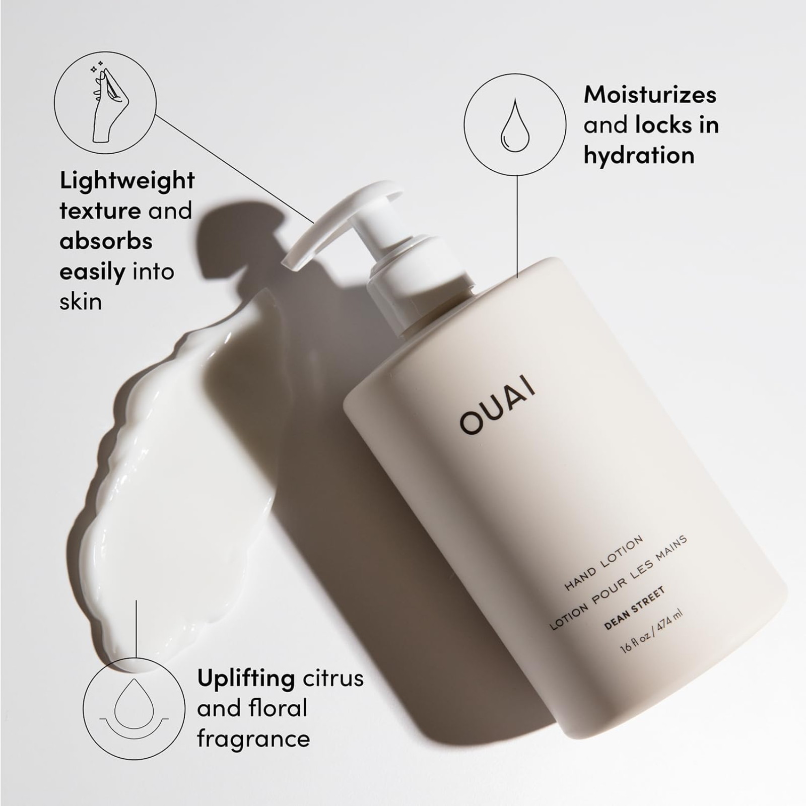 OUAI Hand Lotion (Lightweight hand lotion)