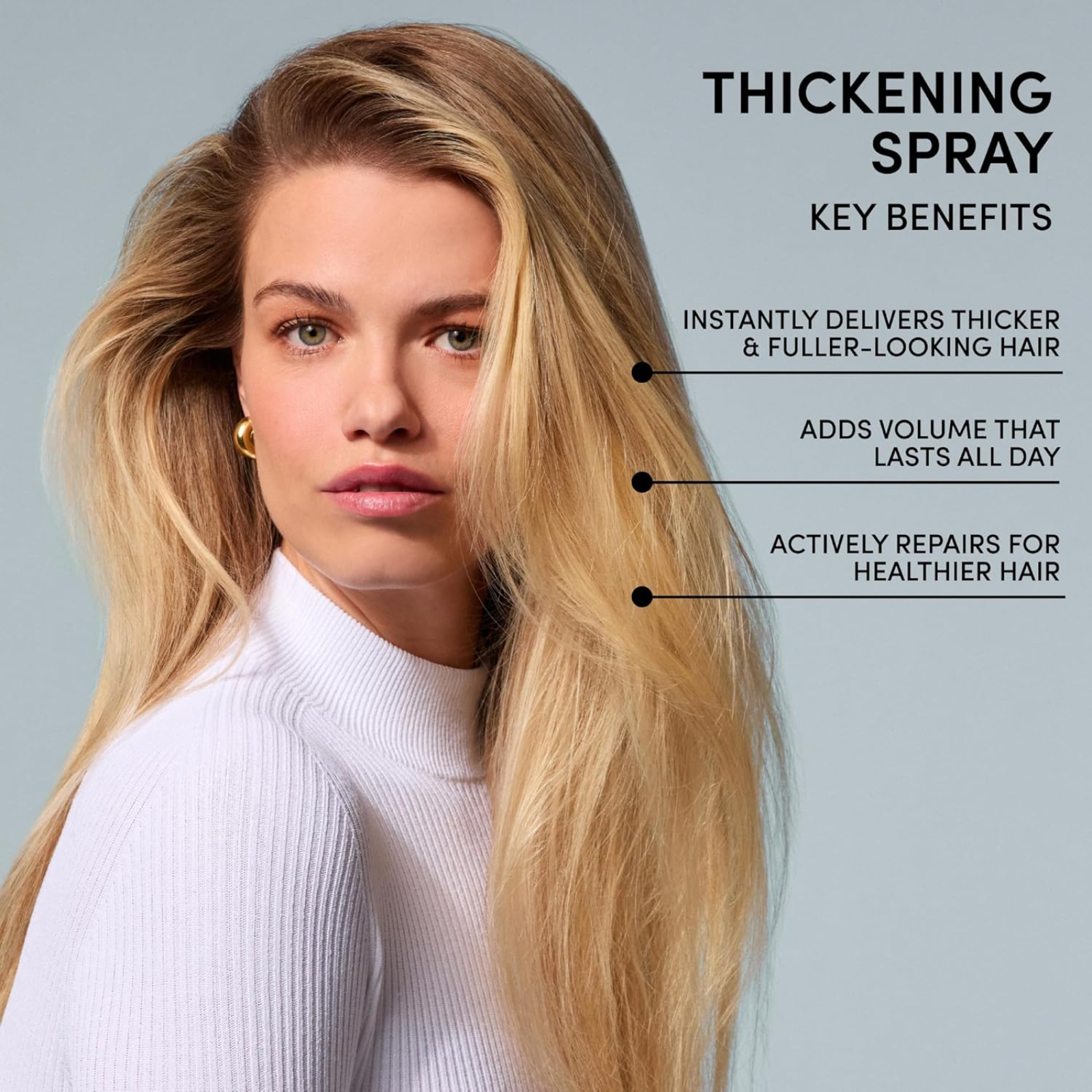 OUAI Thickening Spray (Heat protective hair mist)