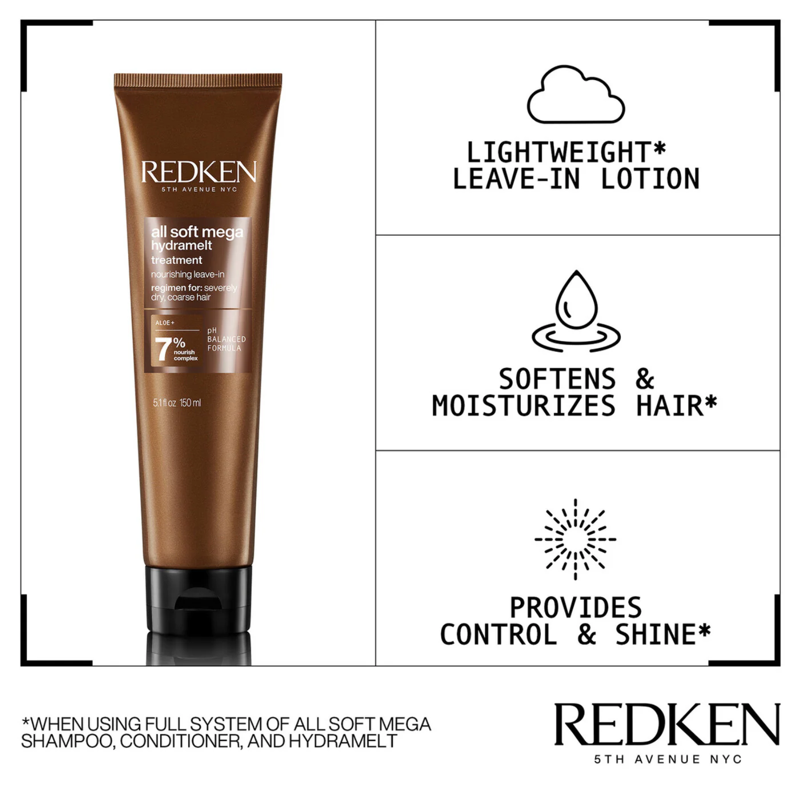 Redken All Soft Mega Curls Hydramelt Treatment (Leave-in conditioner for curly hair)