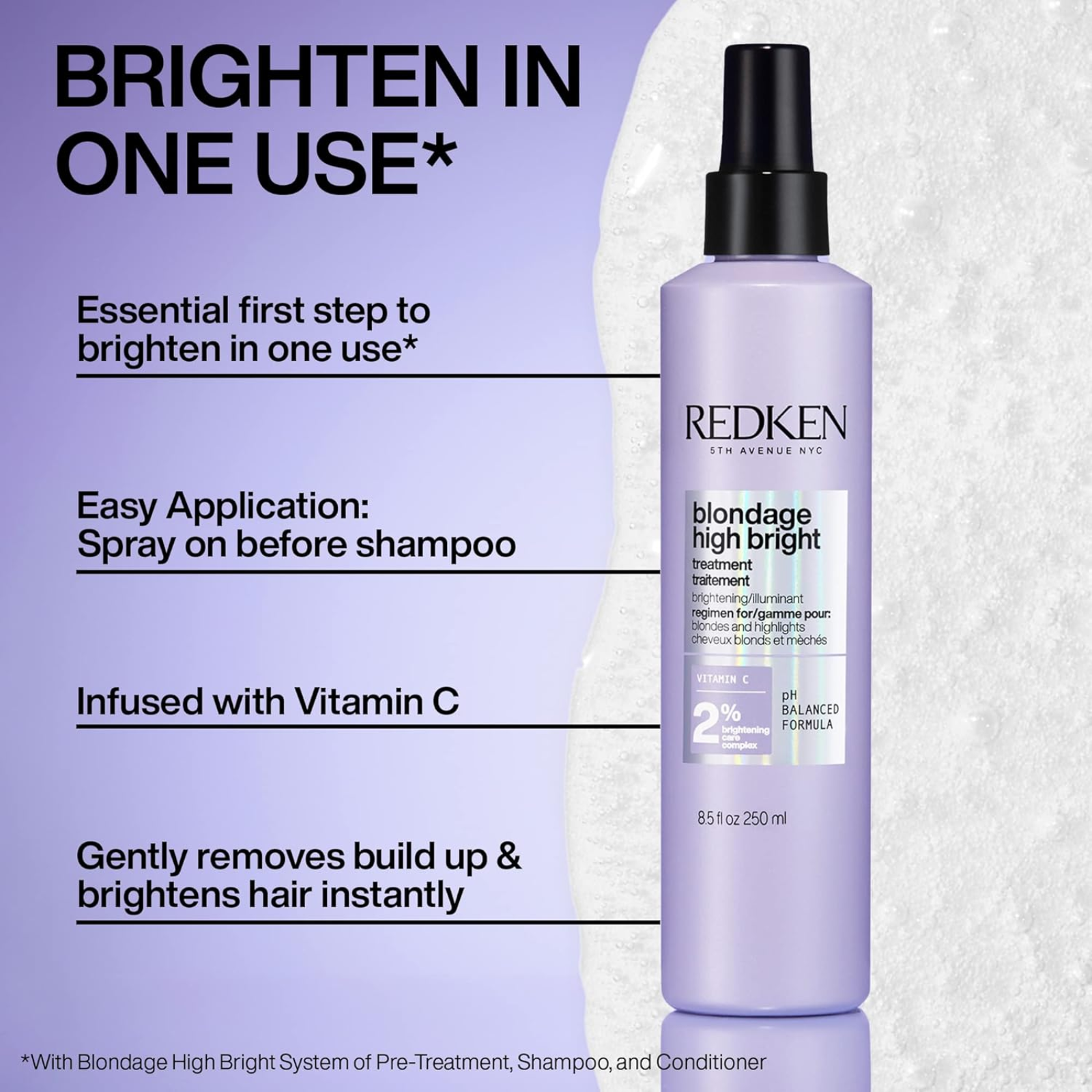 Redken Blondage High Bright Pre-Treatment (Hair care product for blonde hair)