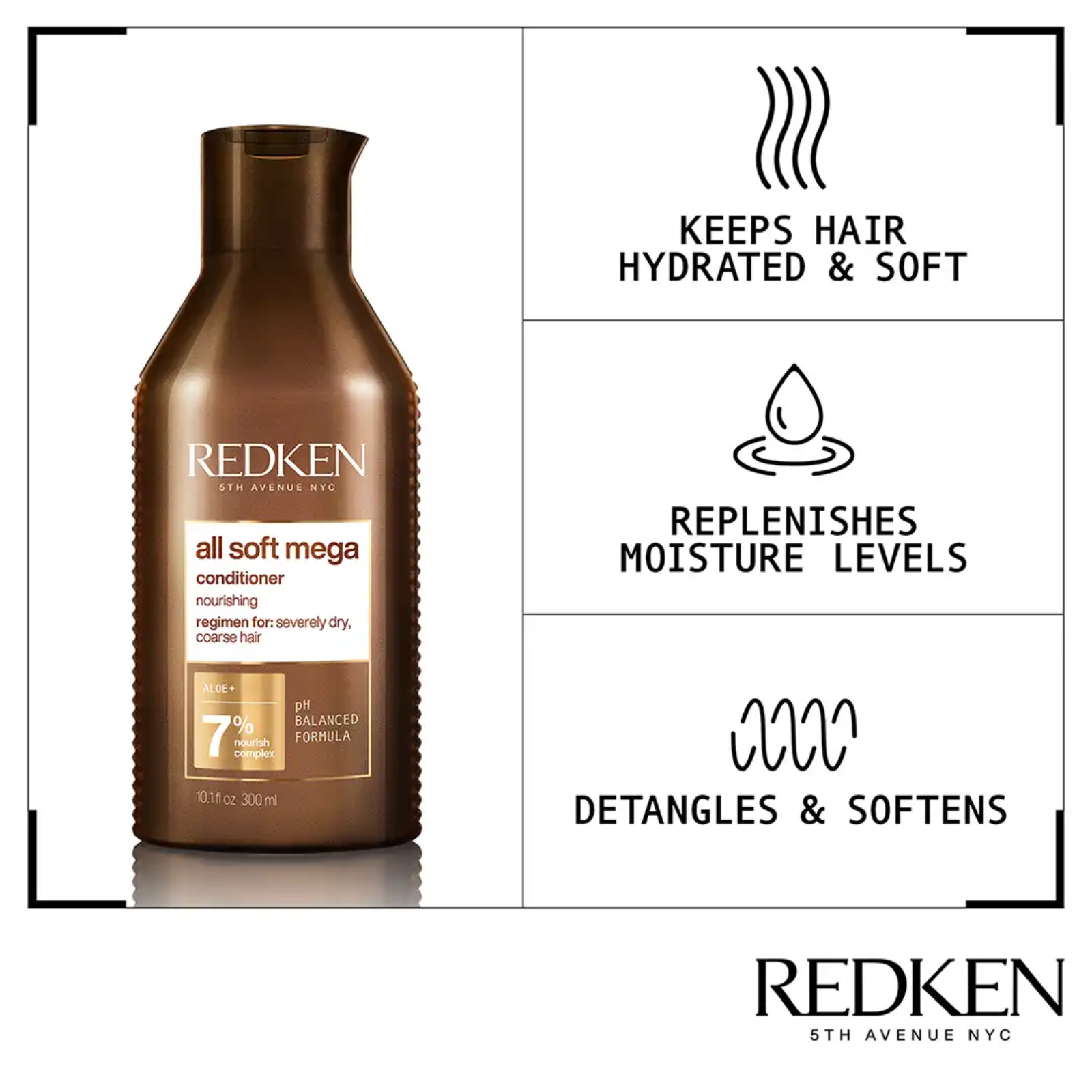 Redken All Soft Mega Curls Conditioner (Deeply nourishing conditioner)