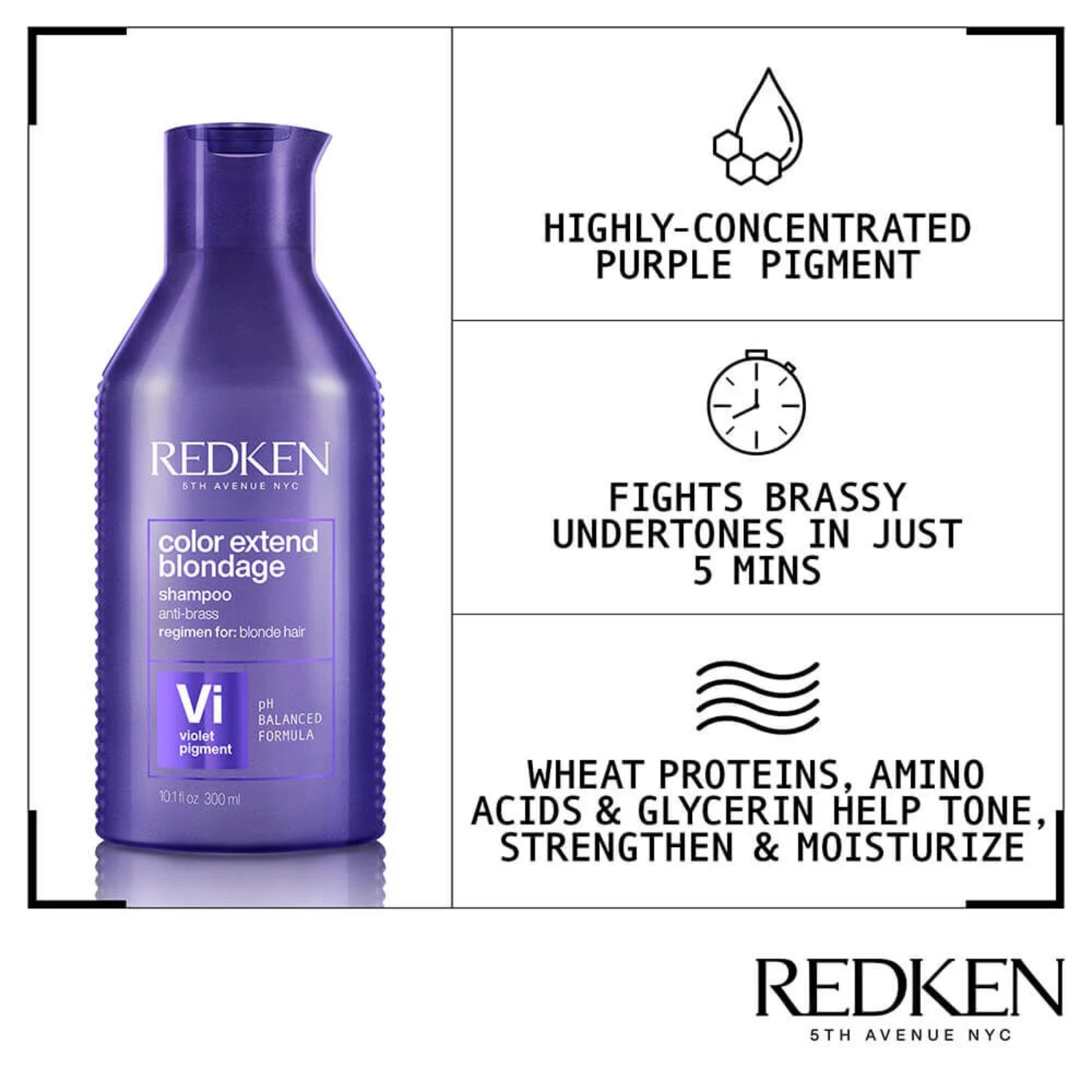 Redken Color Extend Blondage Shampoo (Purple toning shampoo)