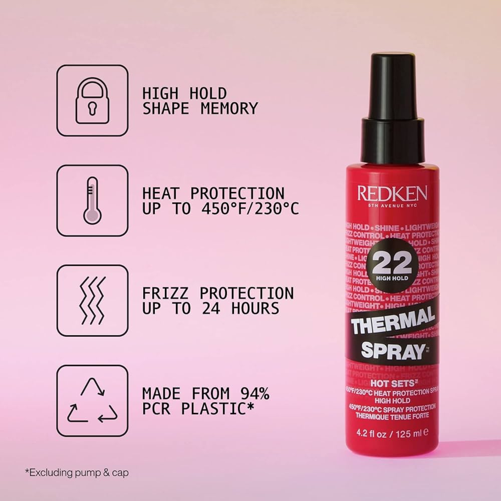 Redken Thermal Spray 22 High Hold (Heat-protective spray)