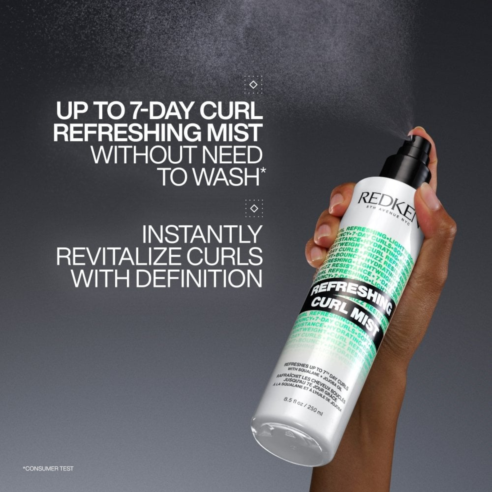 Redken Refreshing Curl Mist (Lightweight styling spray)